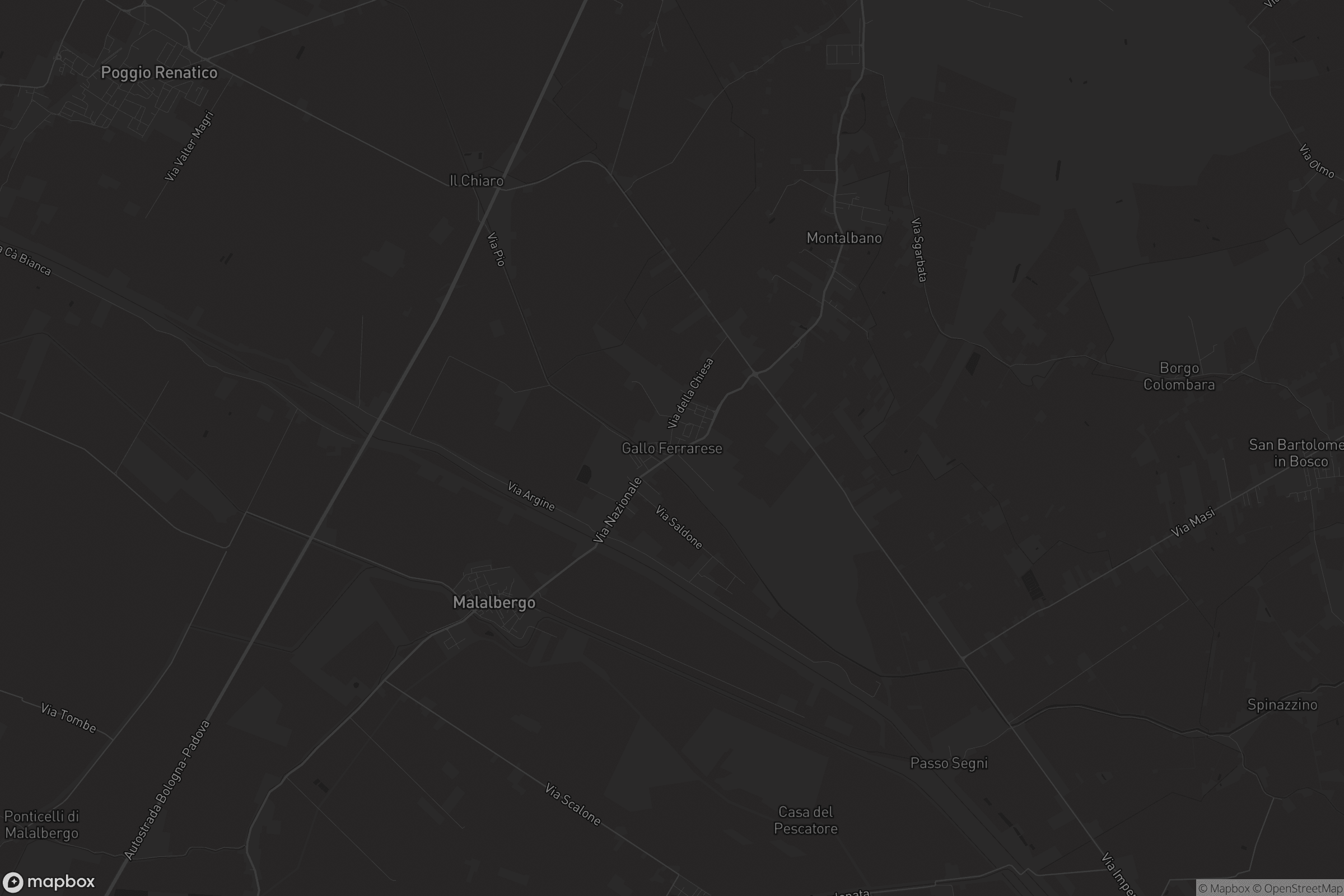 Mappa di Gallo Ferrarese