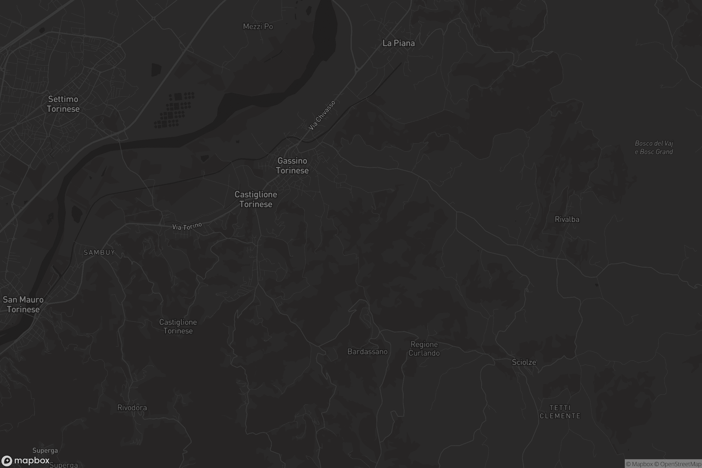 Mappa di Gassino Torinese