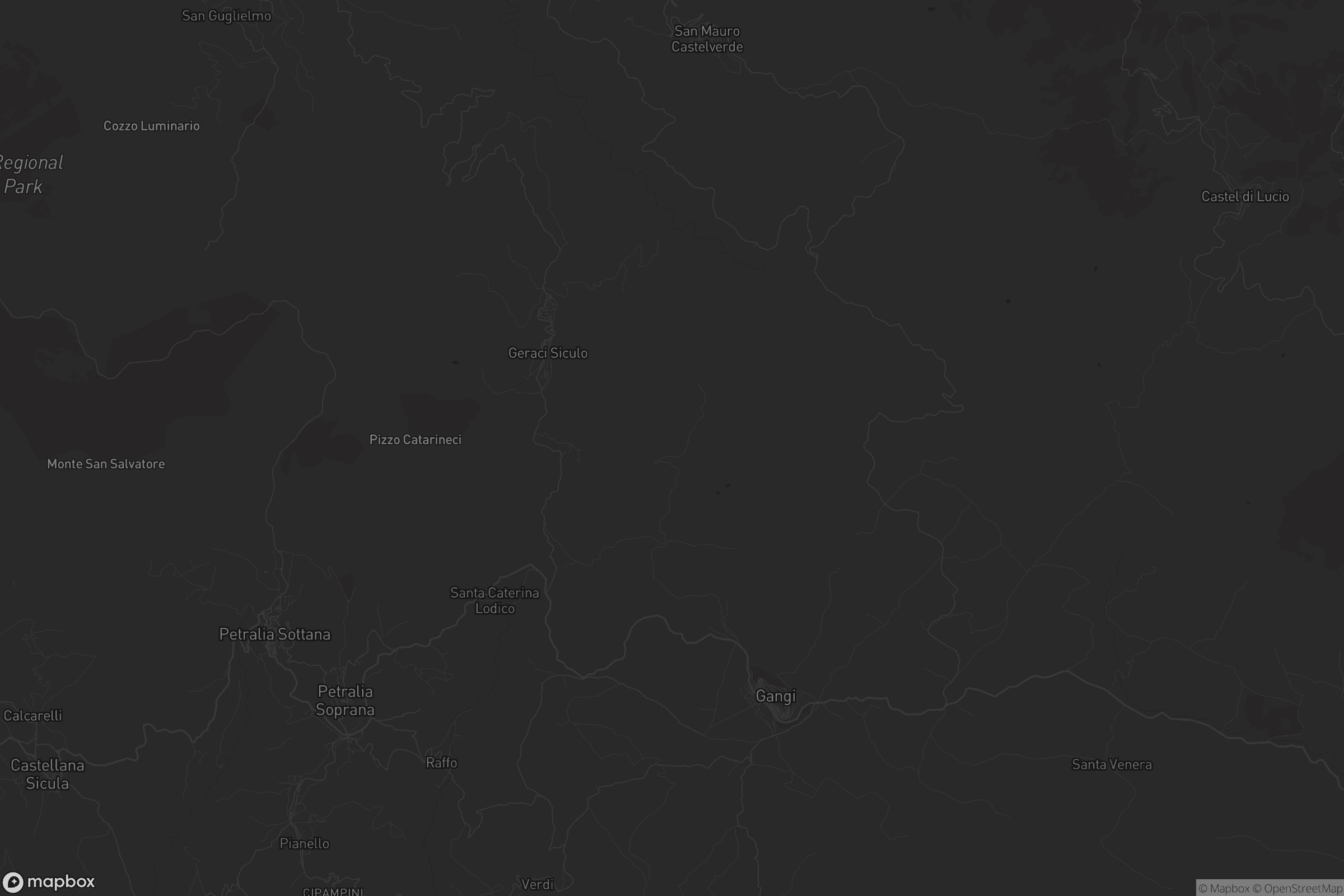 Mappa di Geraci Siculo