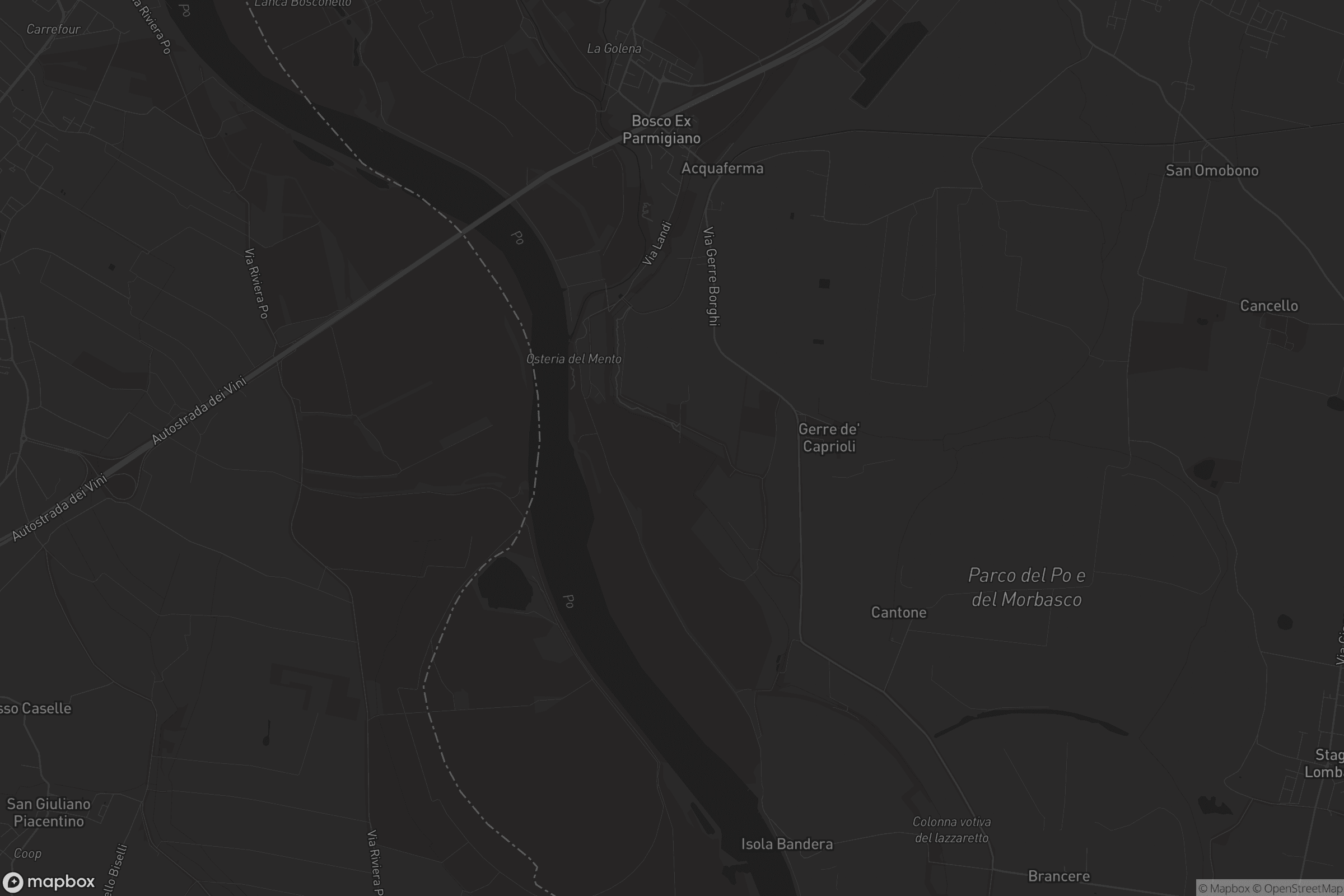 Mappa di Gerre de' Caprioli