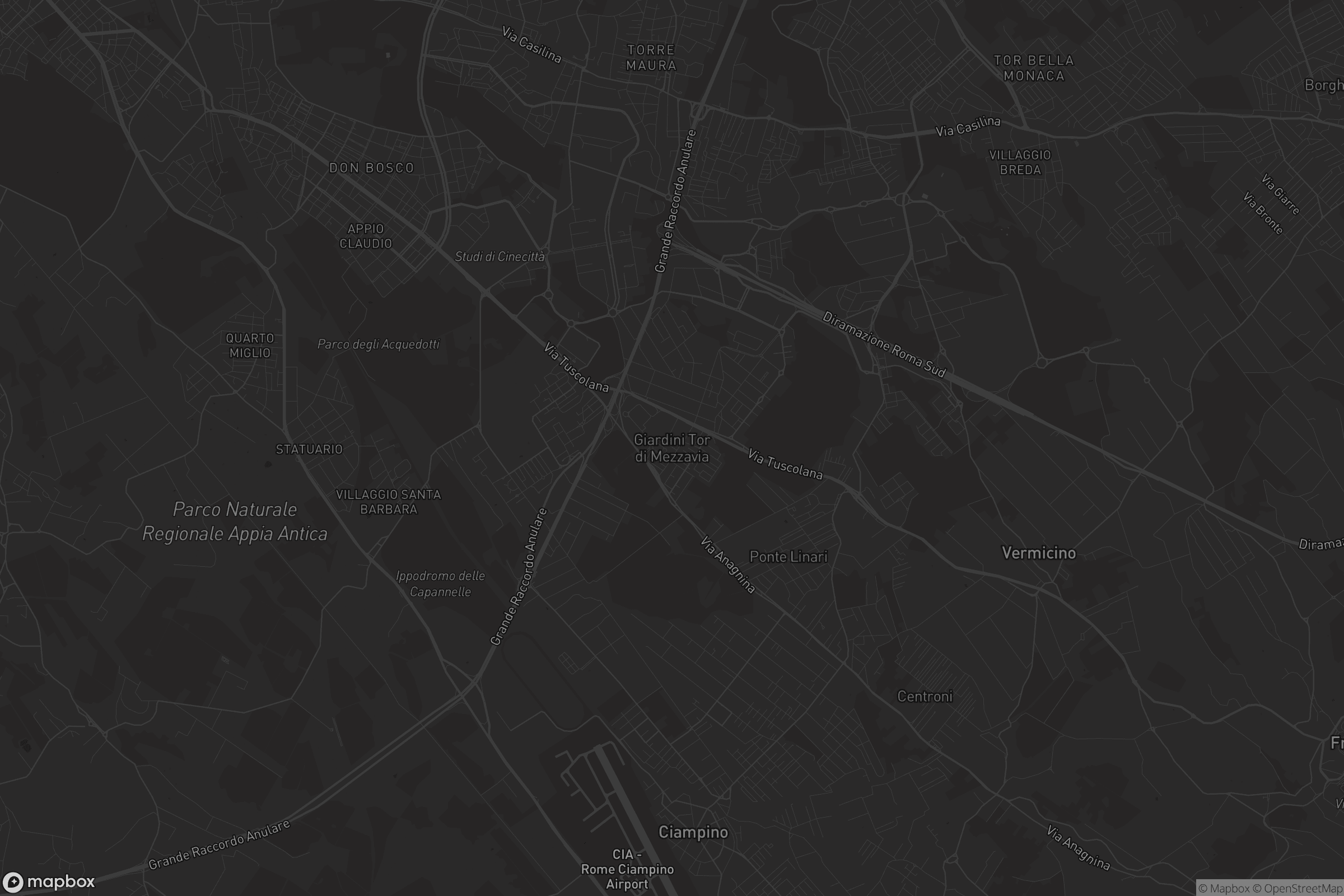 Mappa di Giardini Tor di Mezzavia