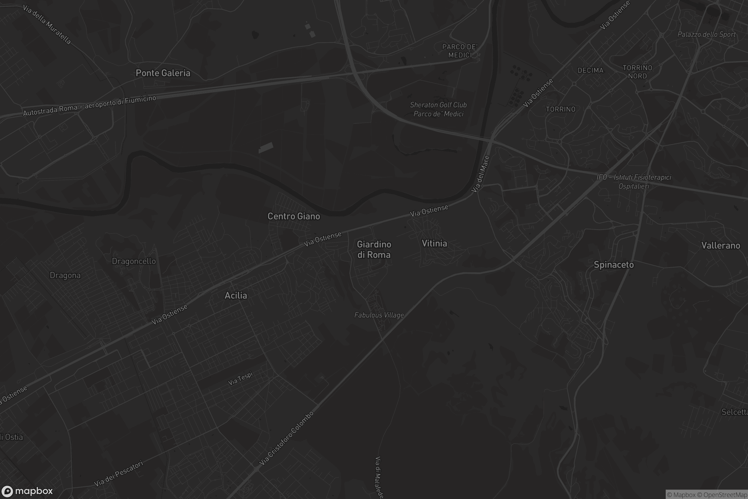 Mappa di Giardino di Roma