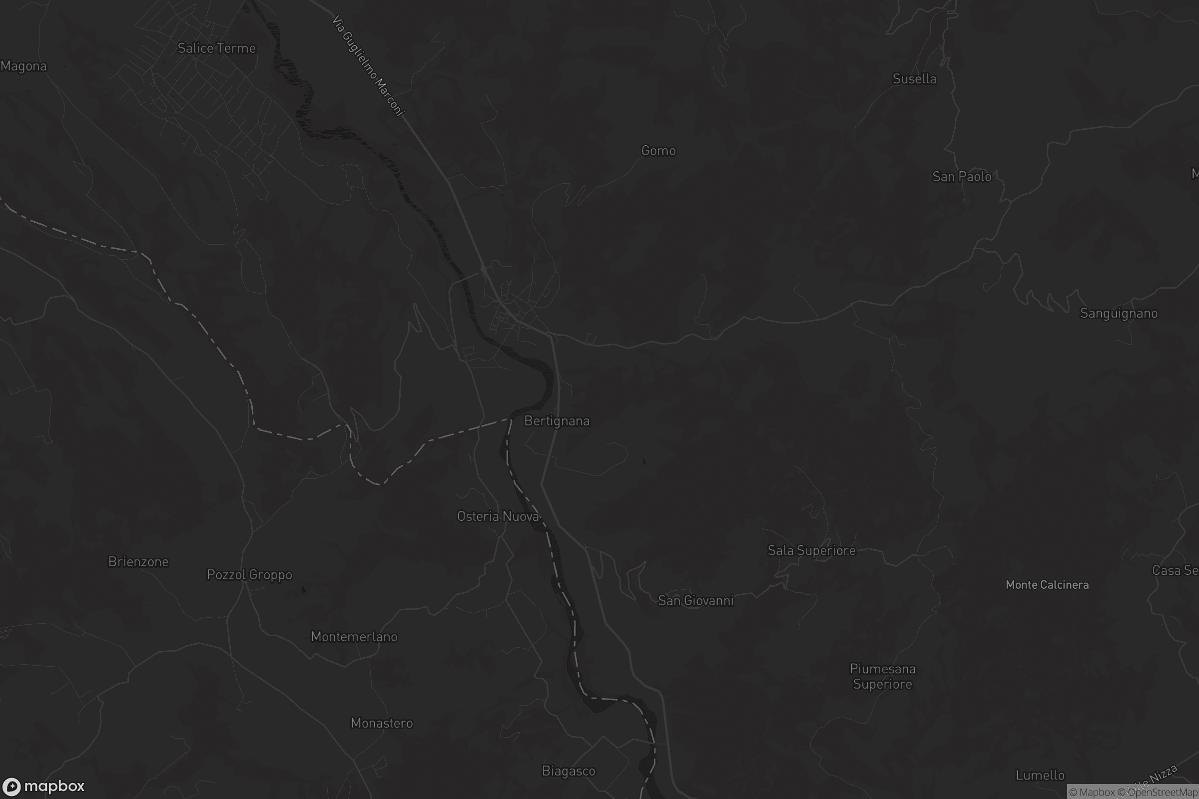 Mappa di Godiasco Salice Terme