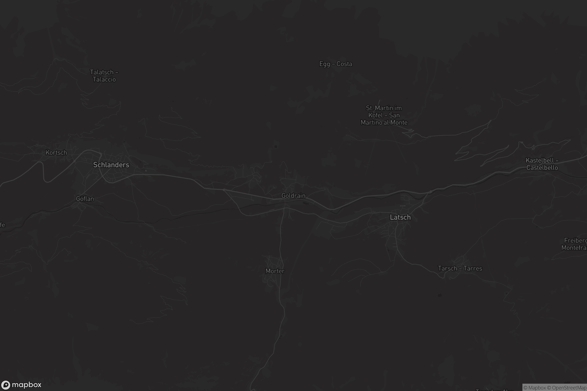 Mappa di Goldrain - Coldrano