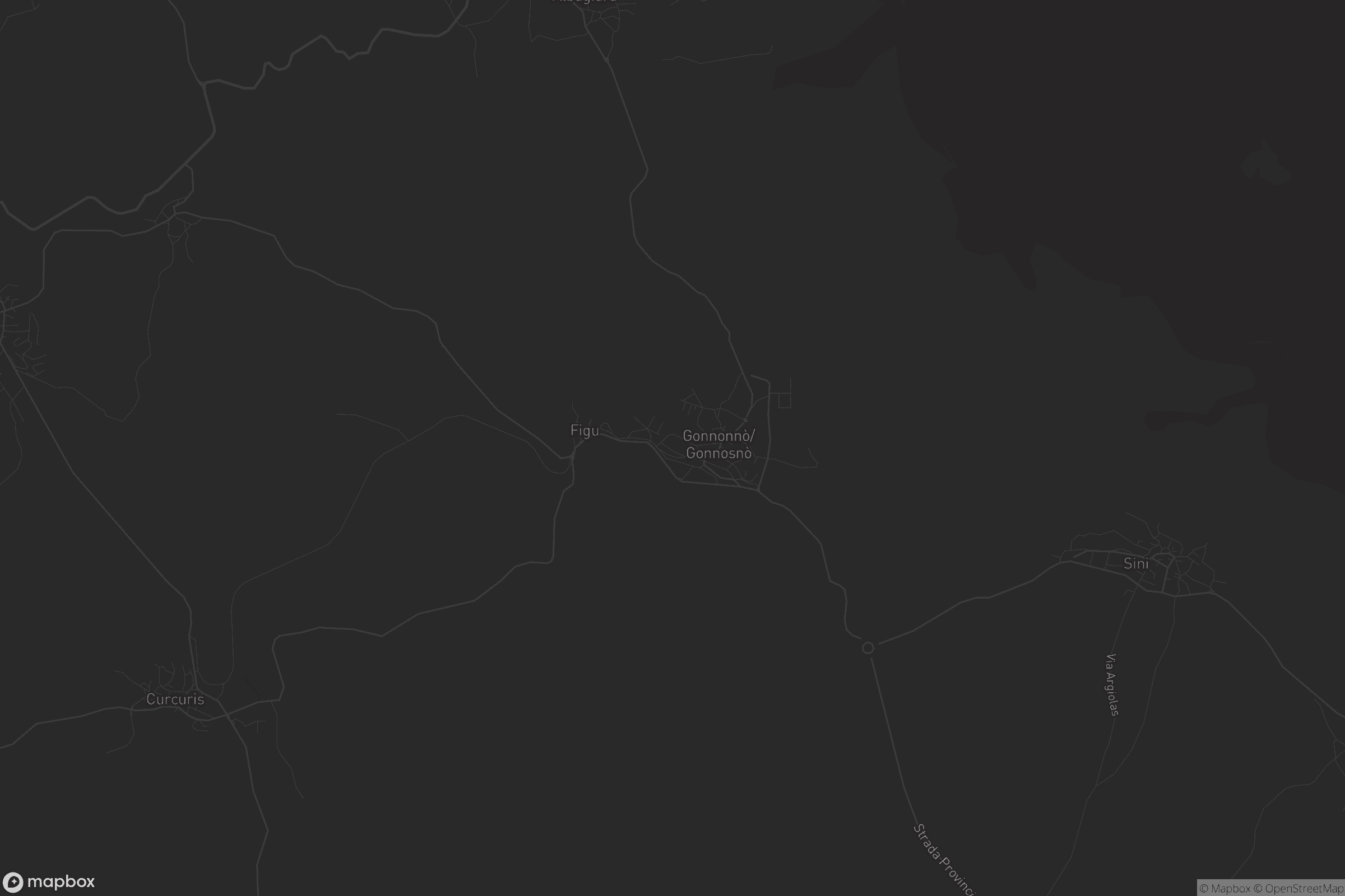 Mappa di Gonnonnò/Gonnosnò