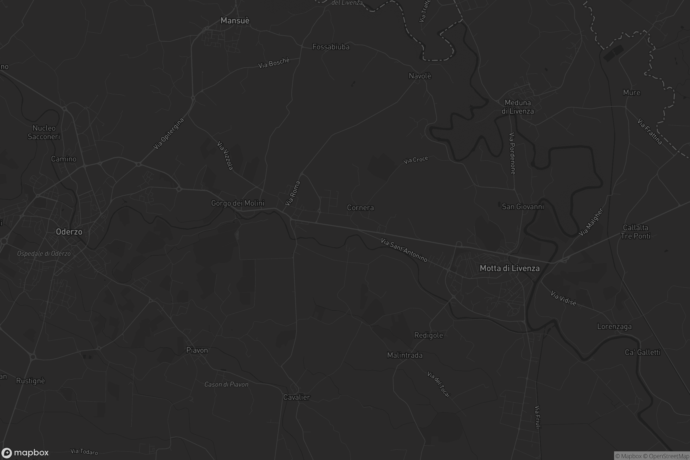 Mappa di Gorgo al Monticano