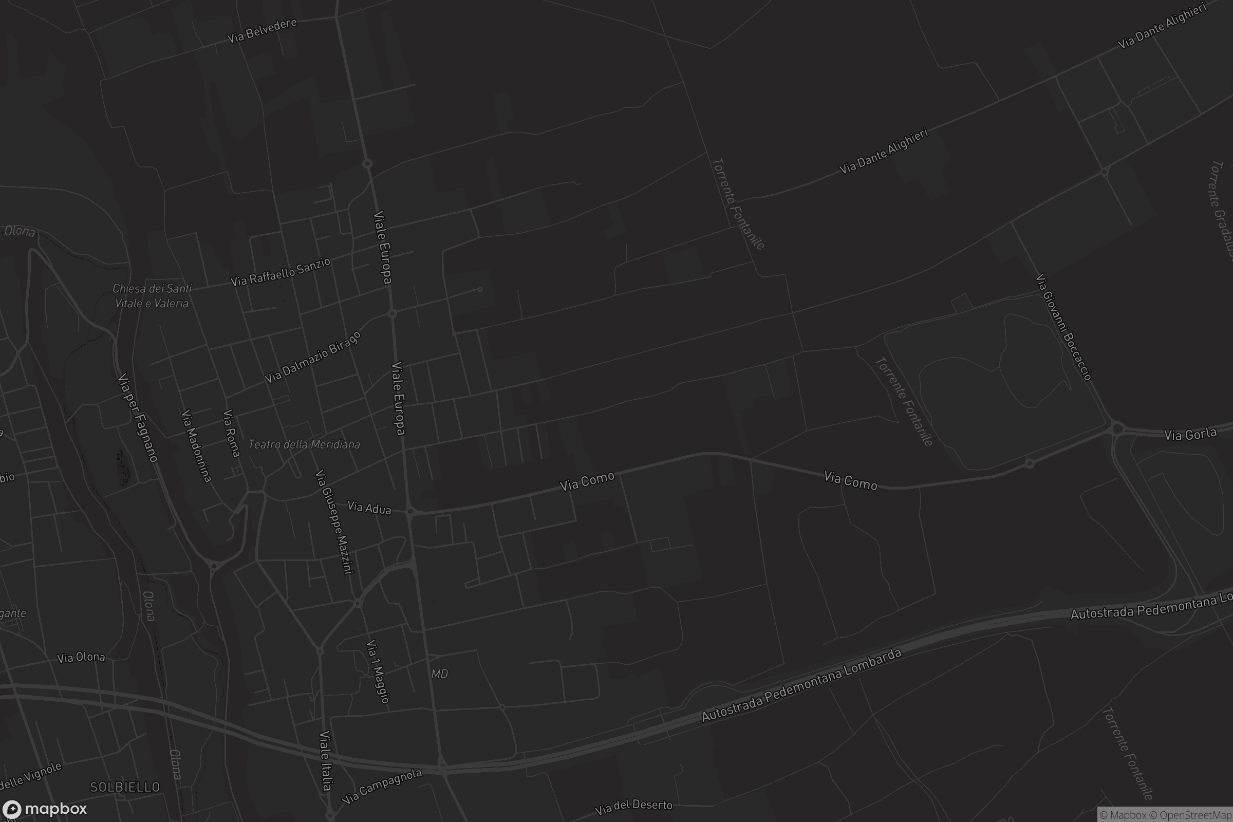 Mappa di Gorla Maggiore