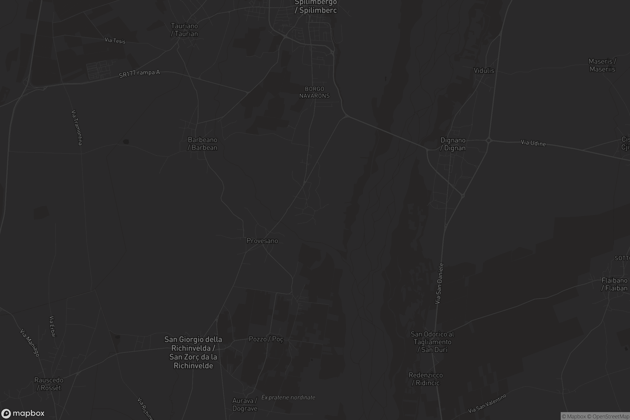 Mappa di Gradisca / Gradiscje