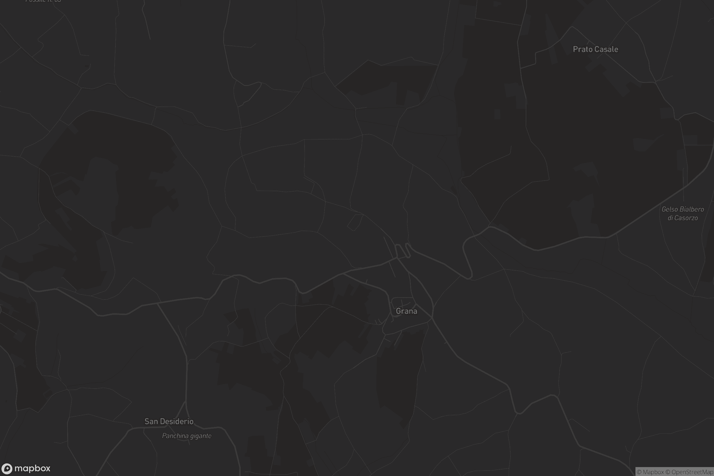 Mappa di Grana Monferrato