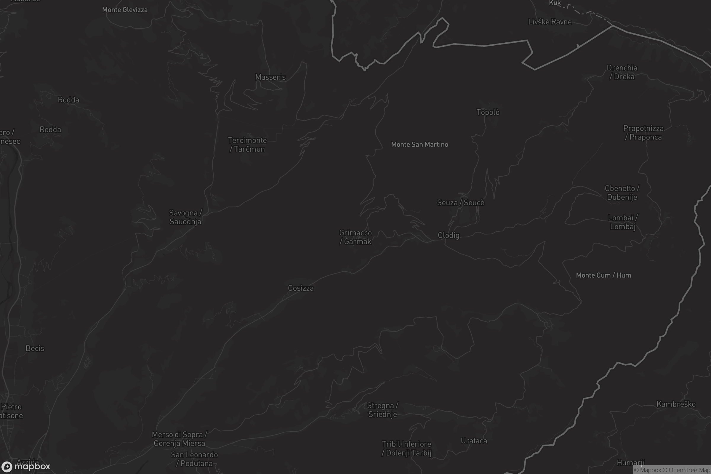 Mappa di Grimacco / Garmak