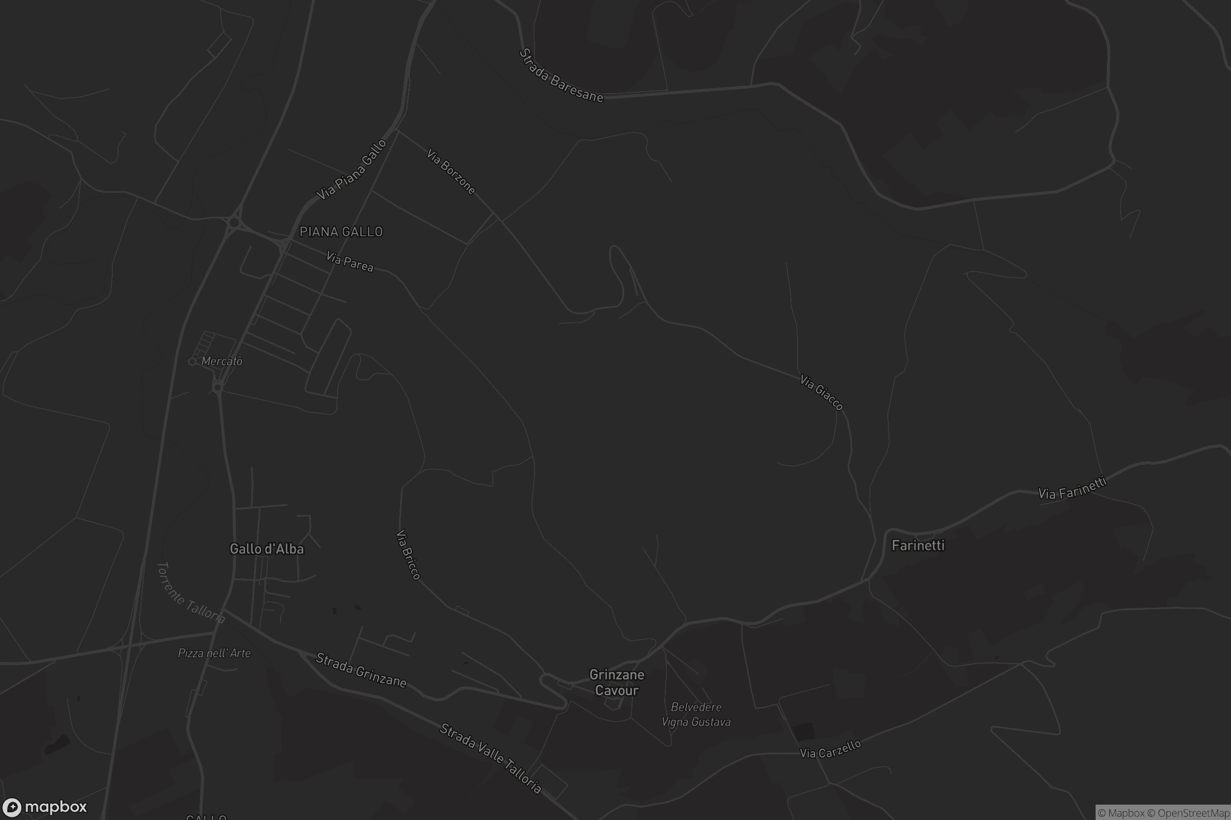 Mappa di Grinzane Cavour