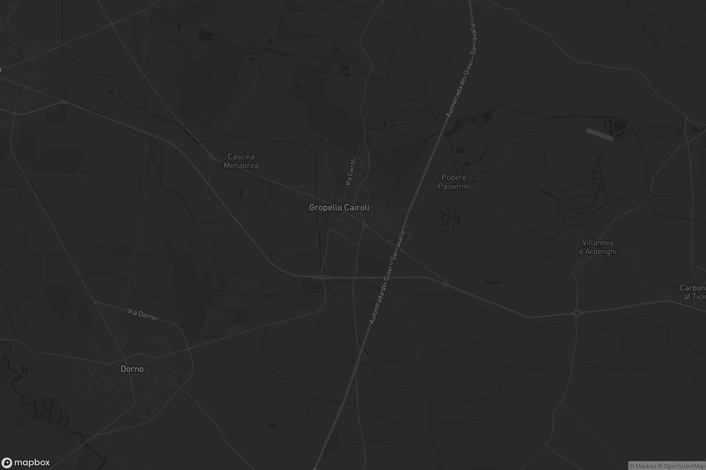 Mappa di Gropello Cairoli