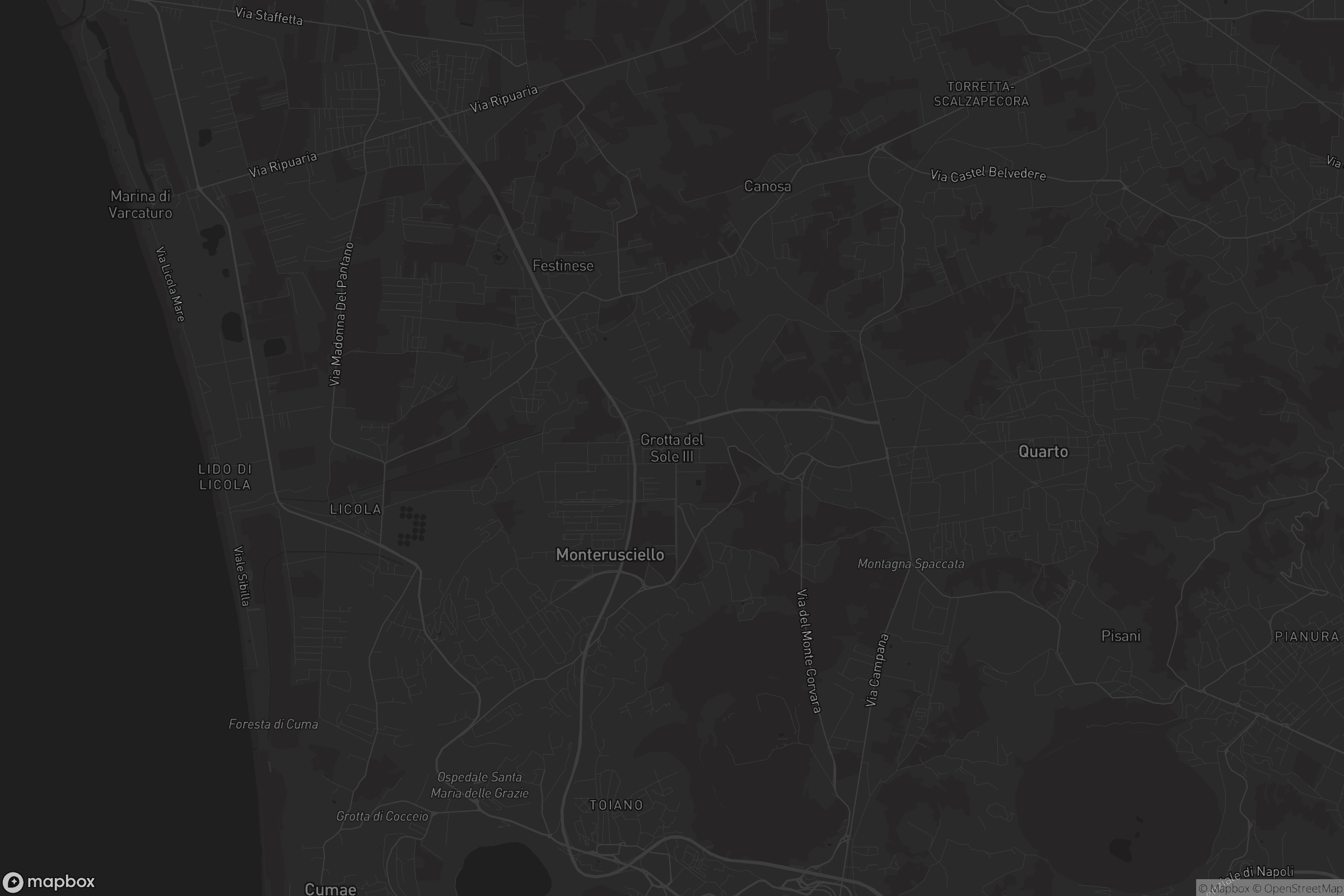 Mappa di Grotta del Sole