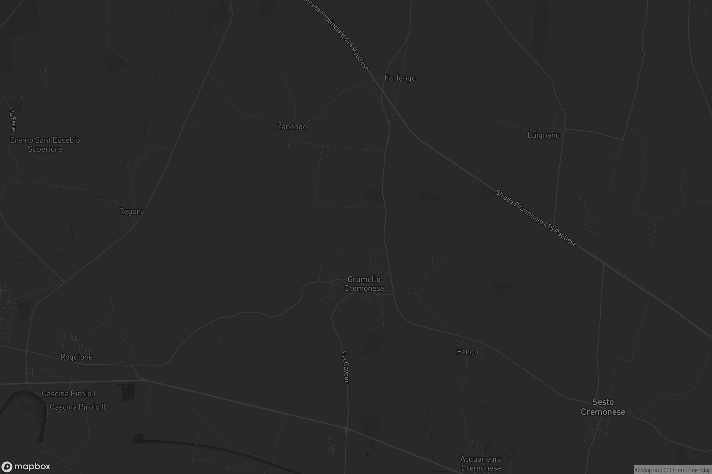 Mappa di Grumello Cremonese ed Uniti