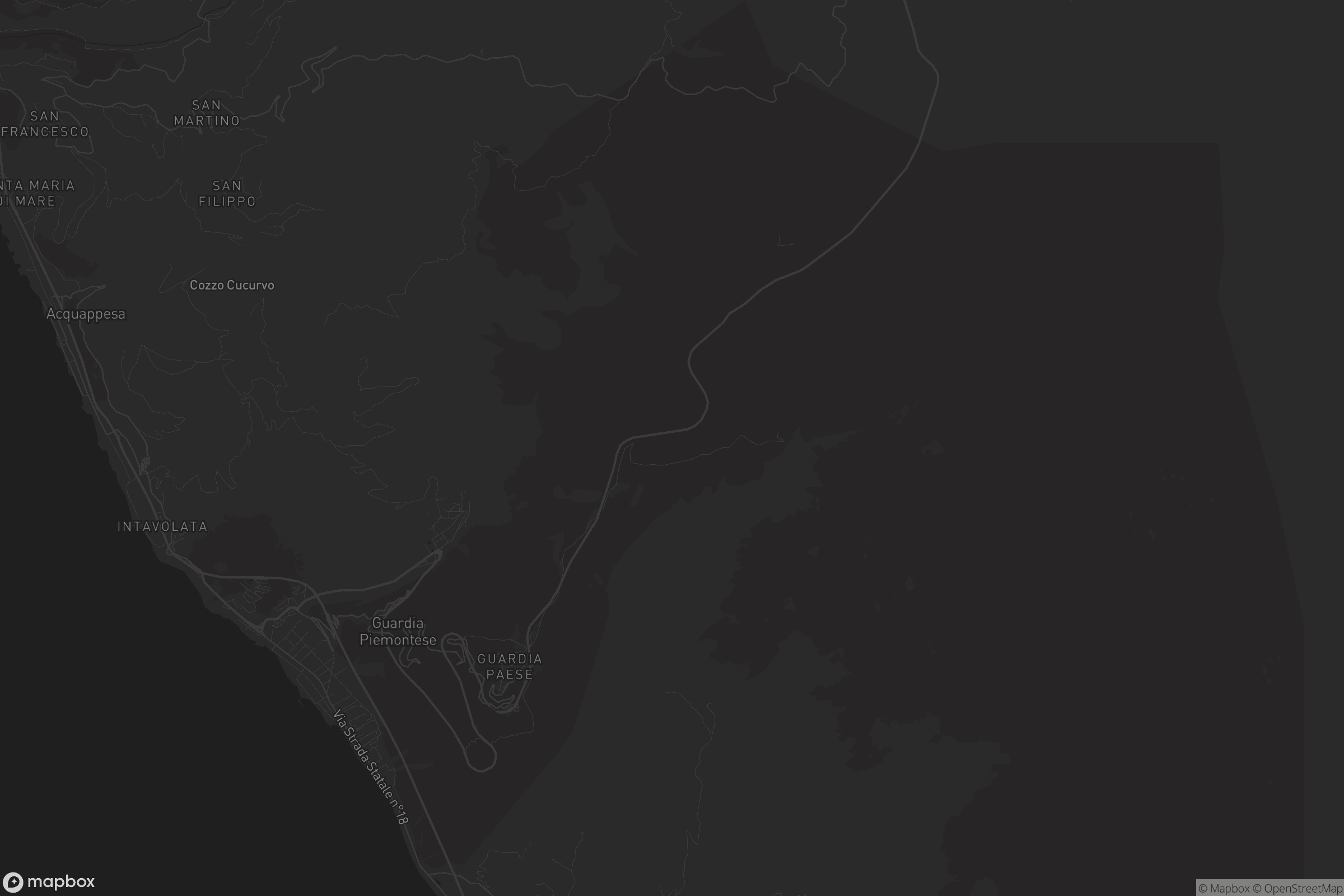 Mappa di Guardia Piemontese