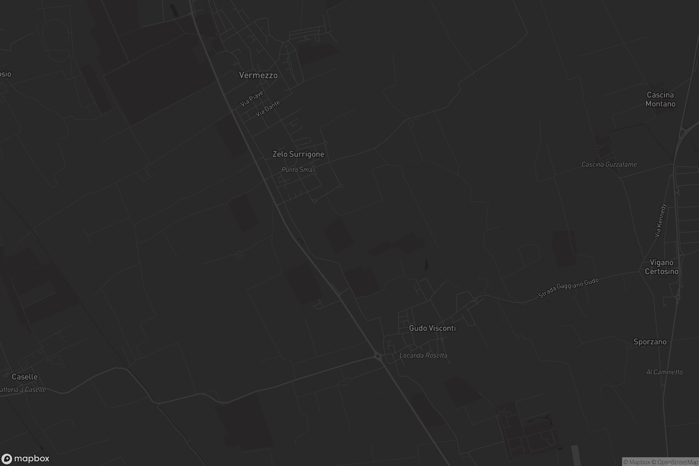 Mappa di Gudo Visconti