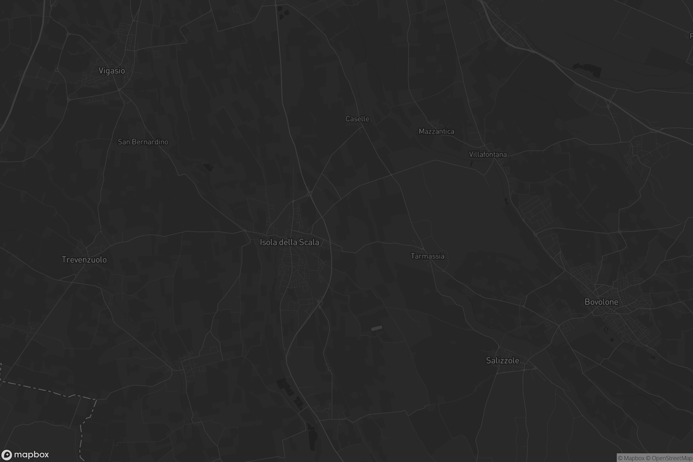 Mappa di Isola della Scala