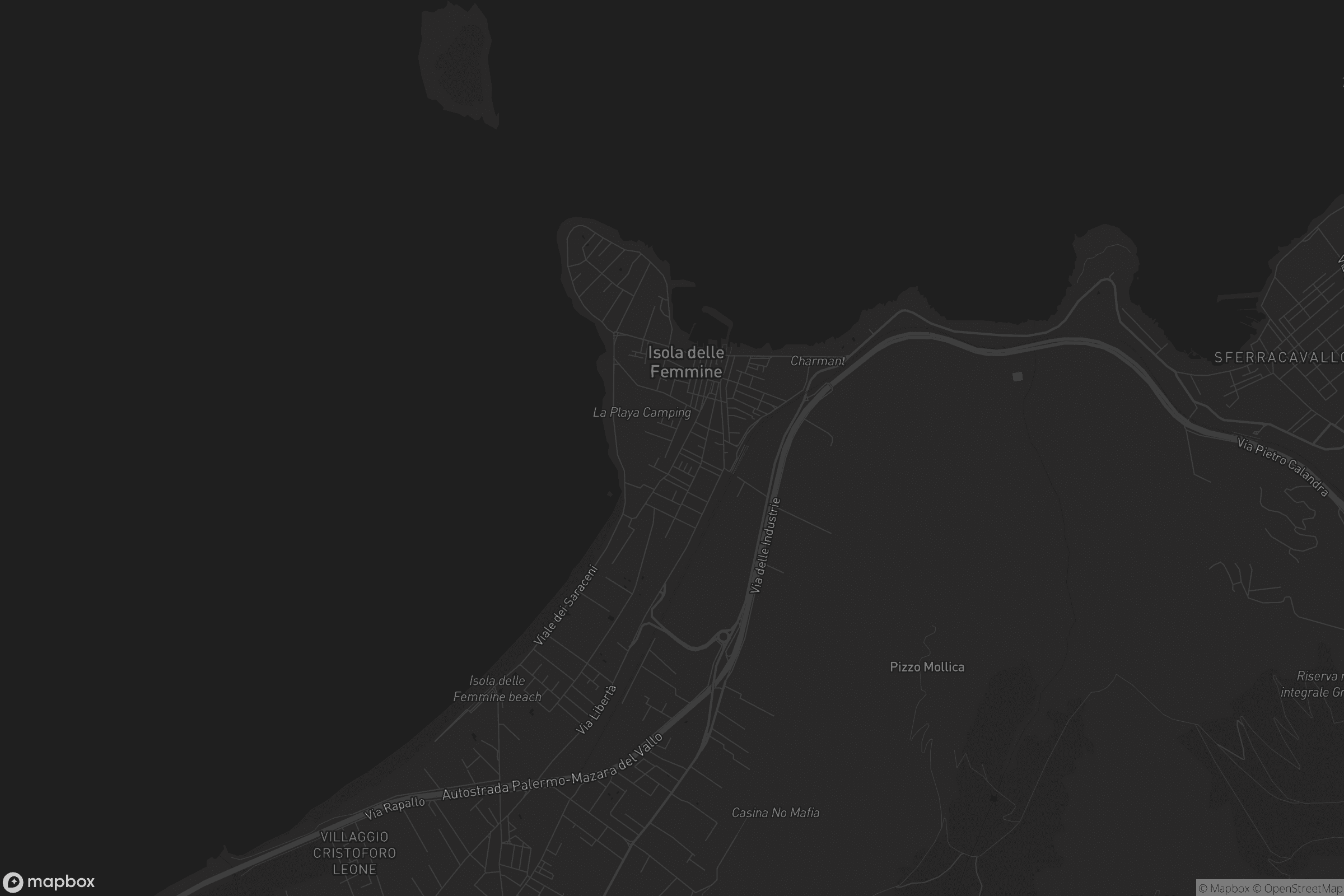 Mappa di Isola delle Femmine