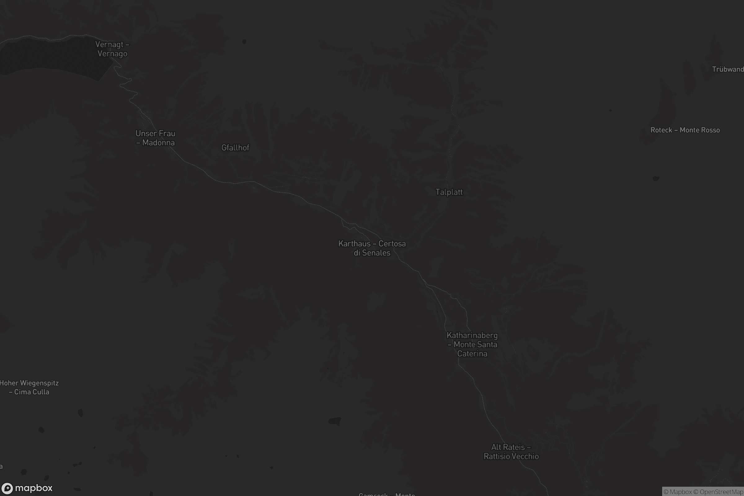 Mappa di Karthaus - Certosa di Senales