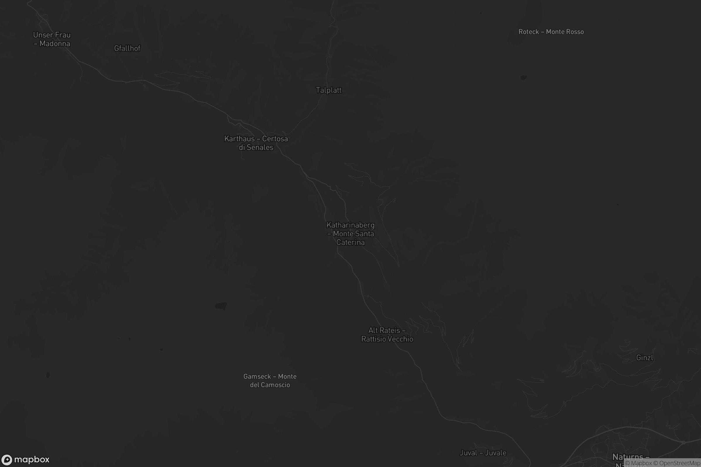 Mappa di Katharinaberg - Monte Santa Caterina