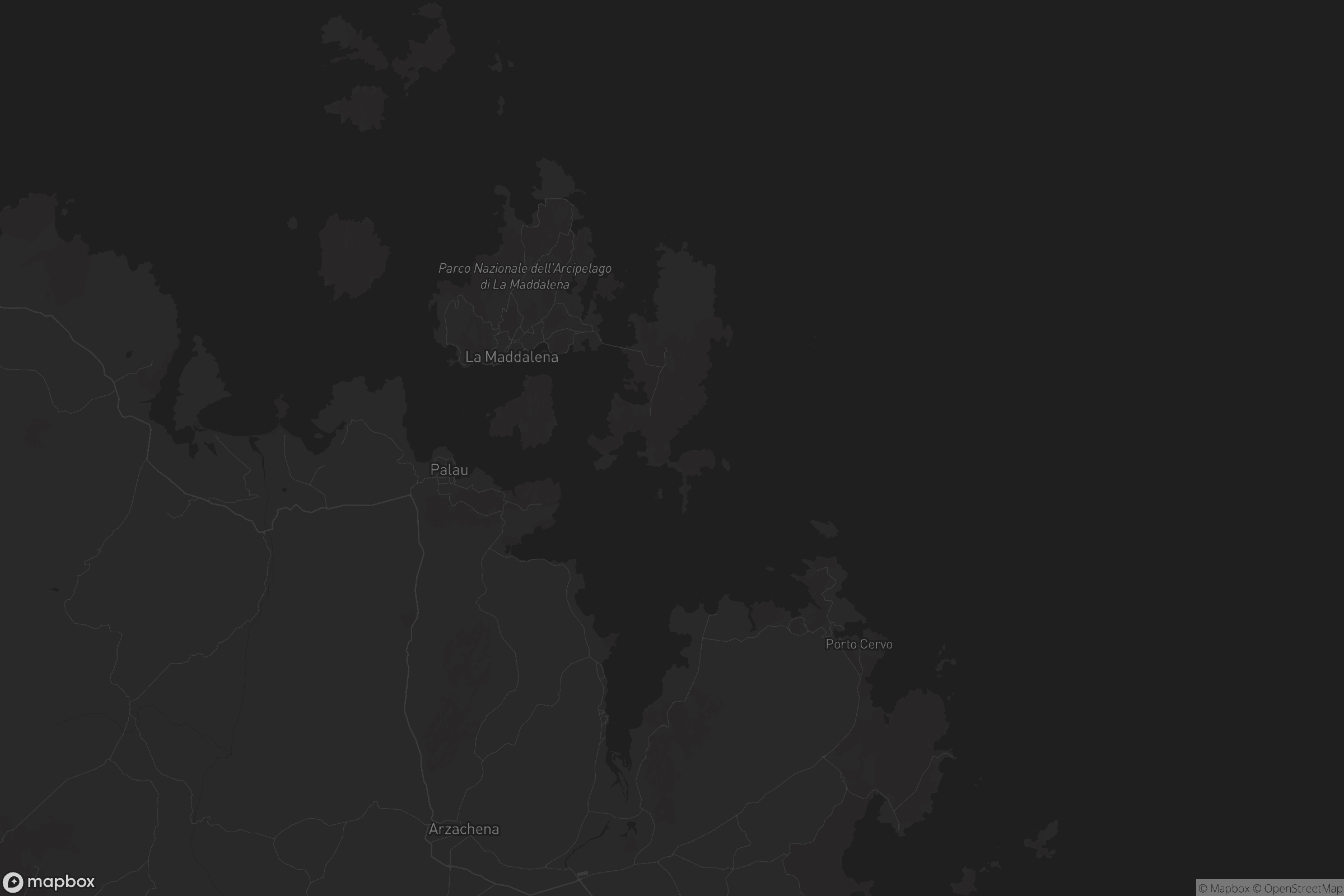 Mappa di La Maddalena