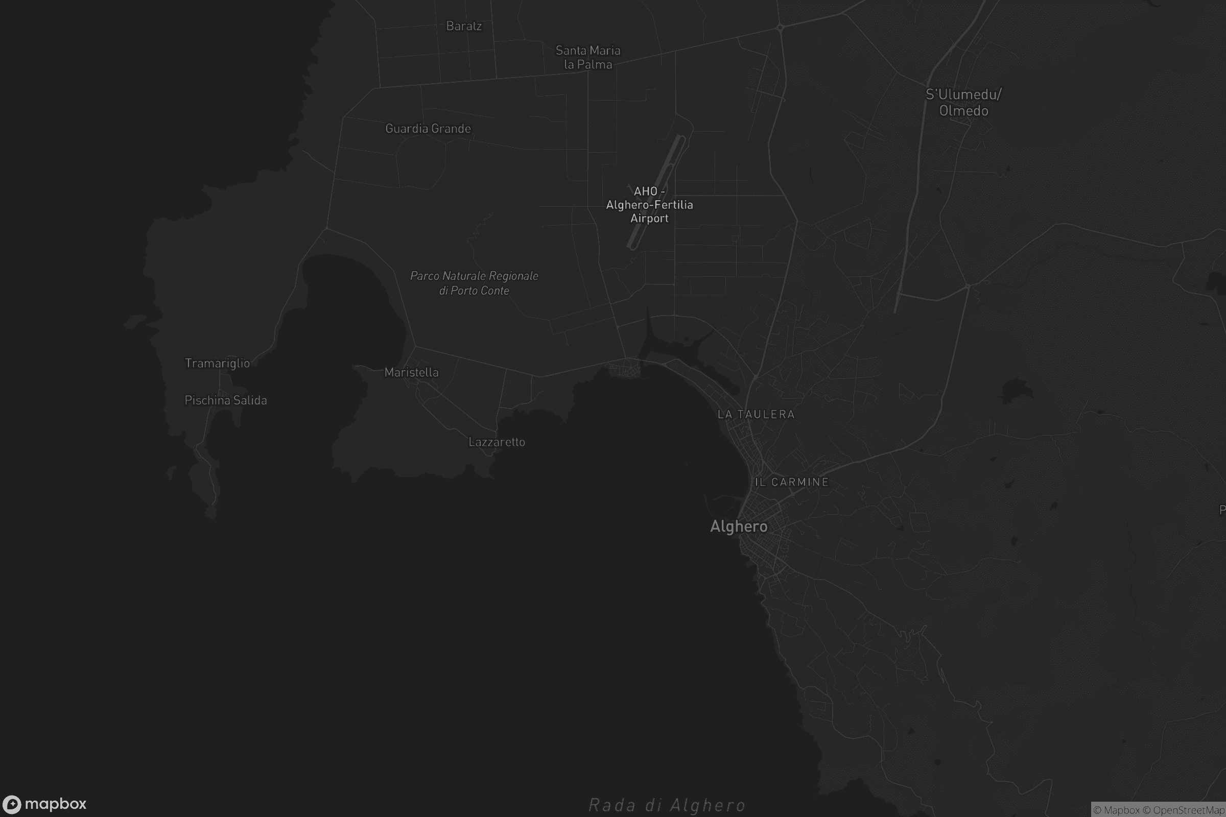 Mappa di l'Alguer/Alghero