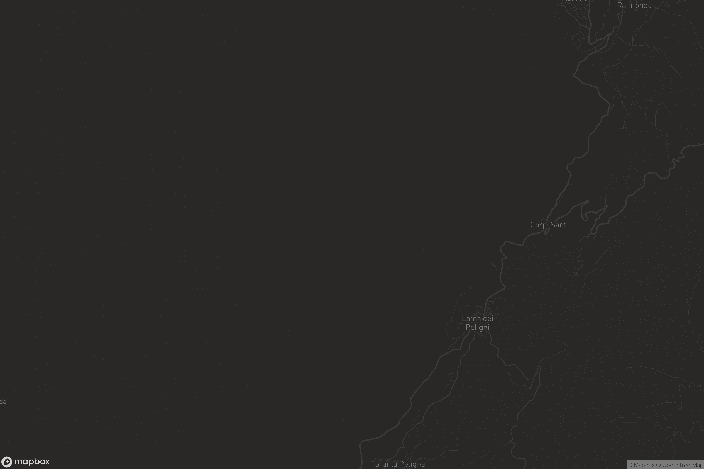 Mappa di Lama dei Peligni