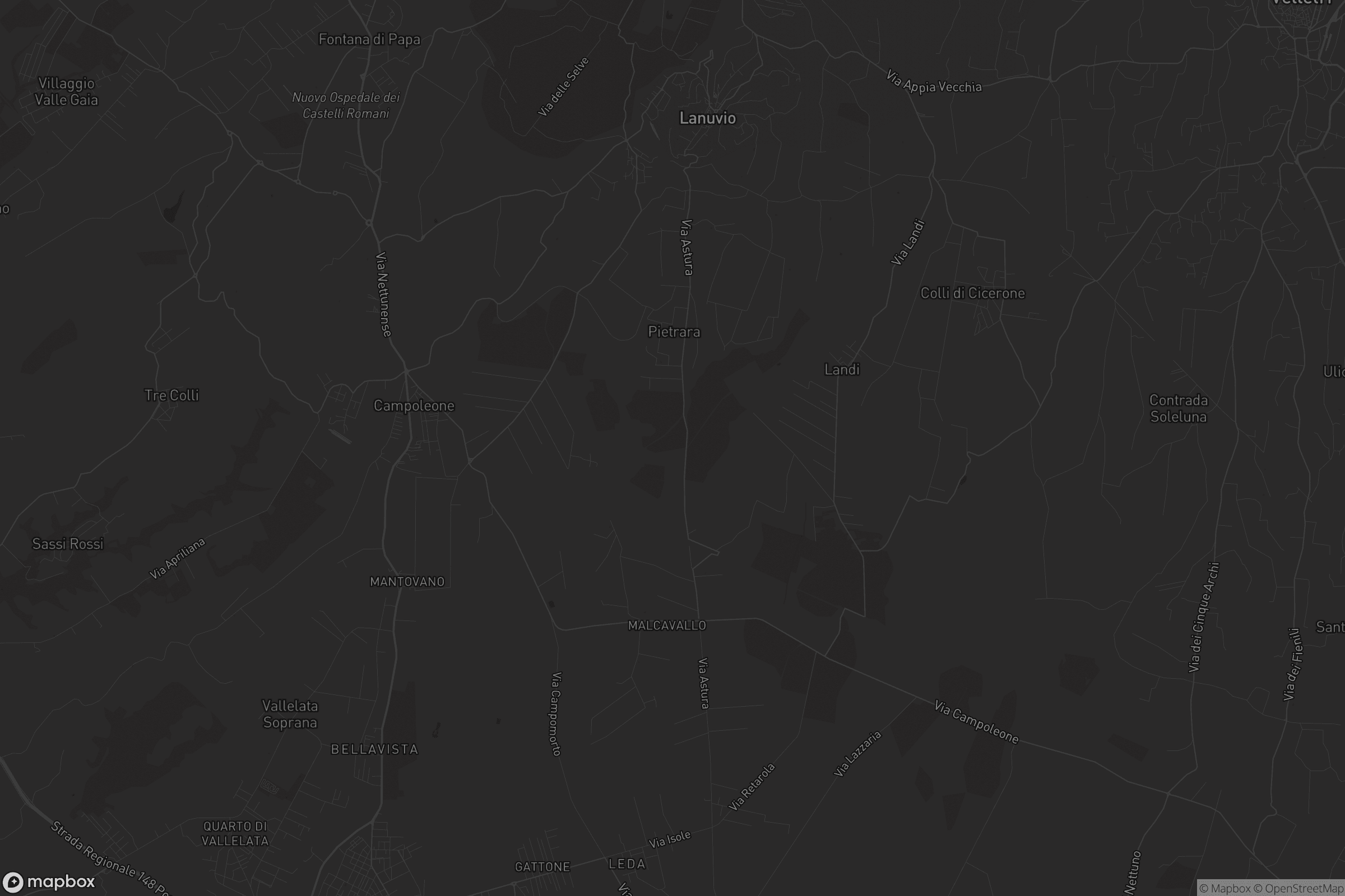 Mappa di Lanuvio