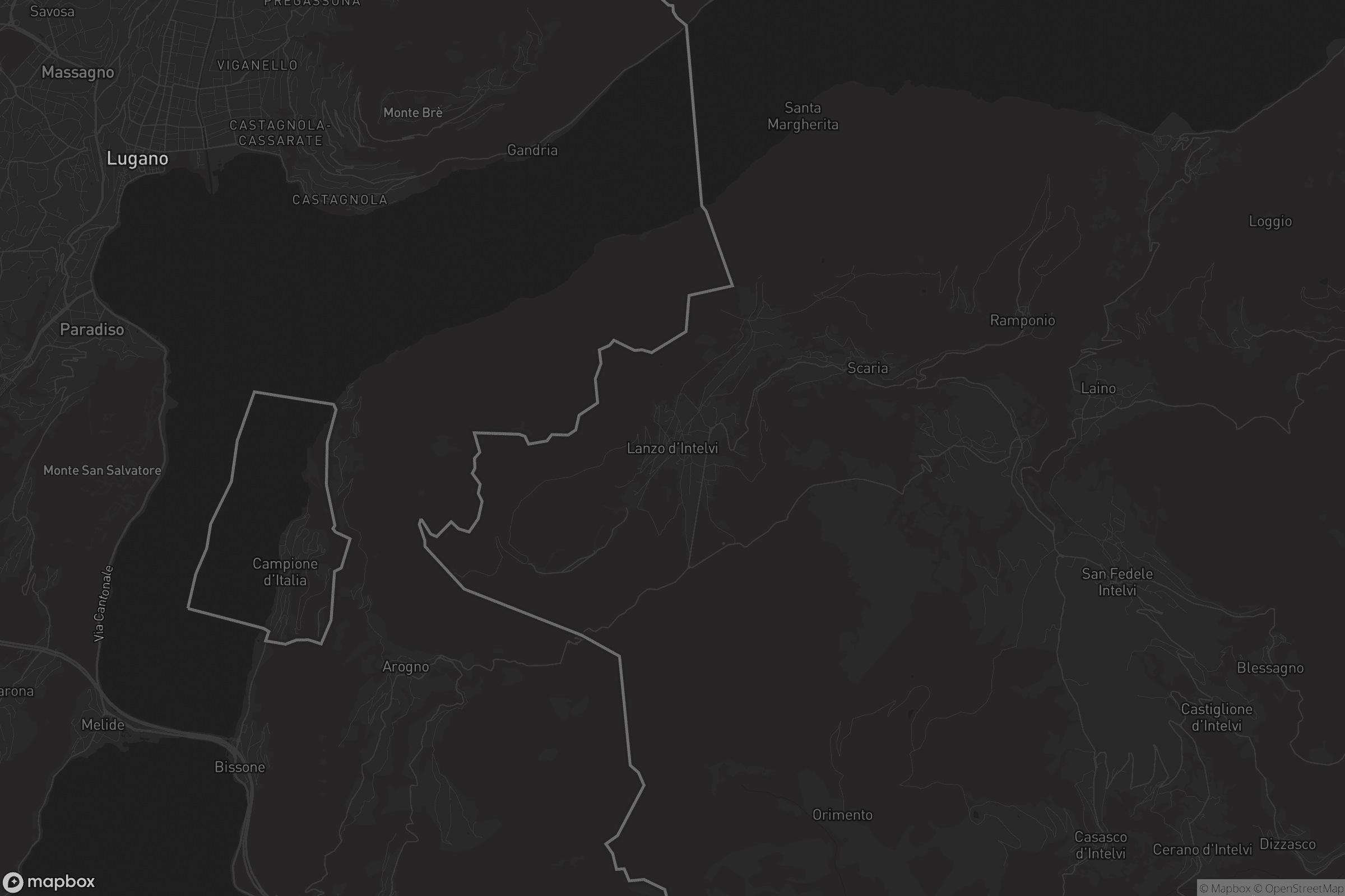 Mappa di Lanzo d'Intelvi