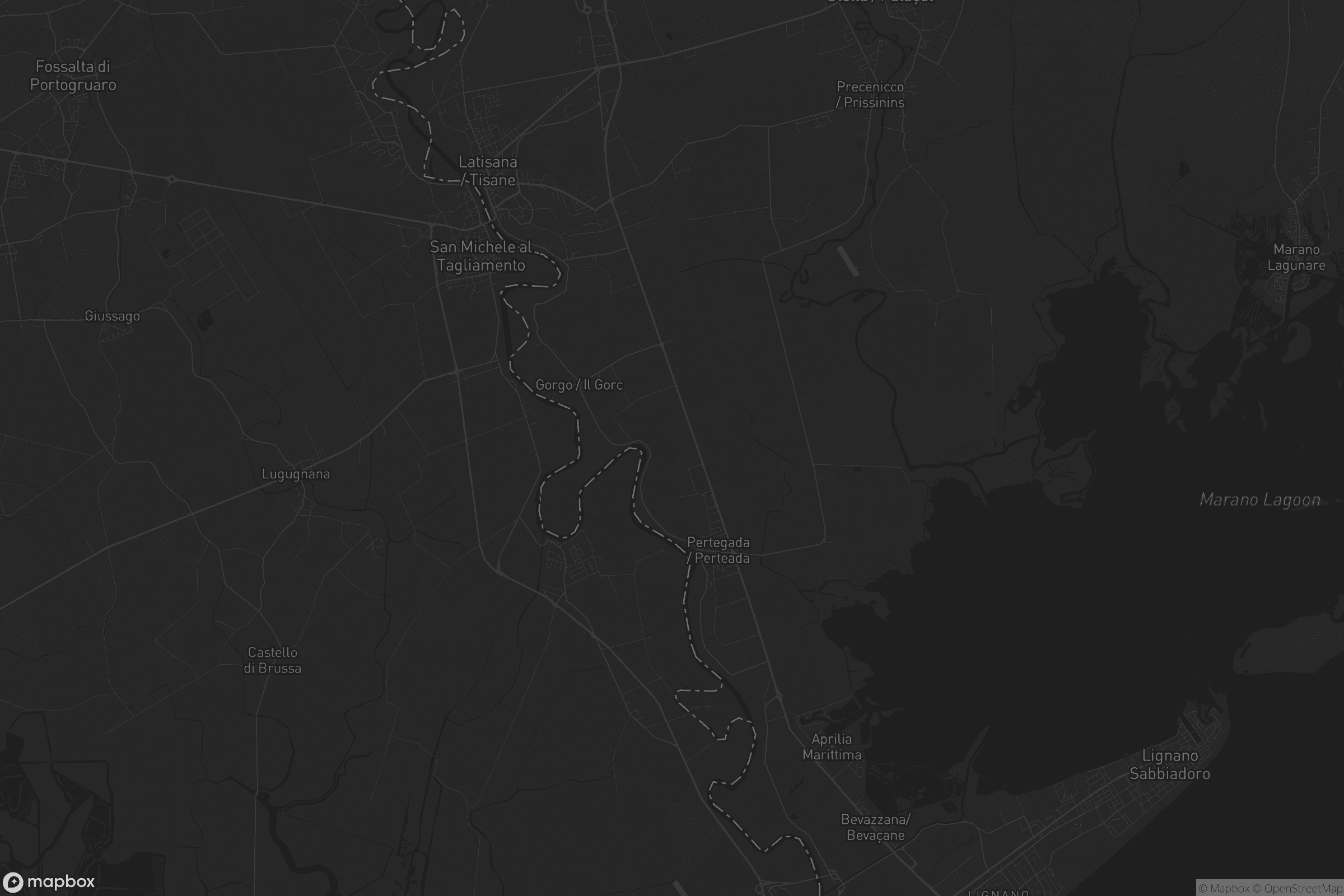 Mappa di Latisana / Tisane