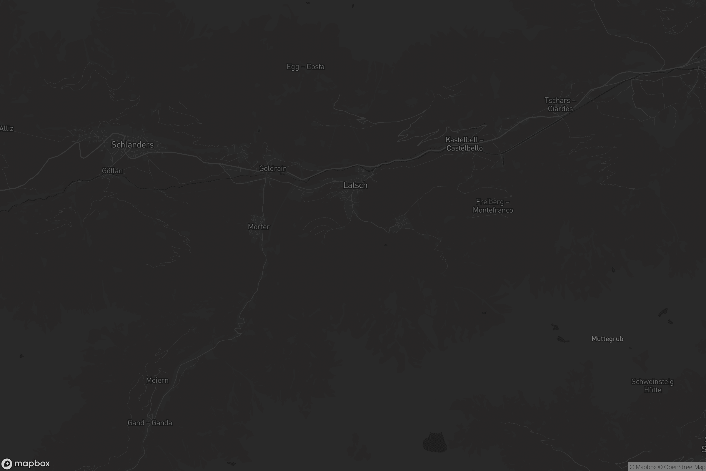 Mappa di Latsch - Laces