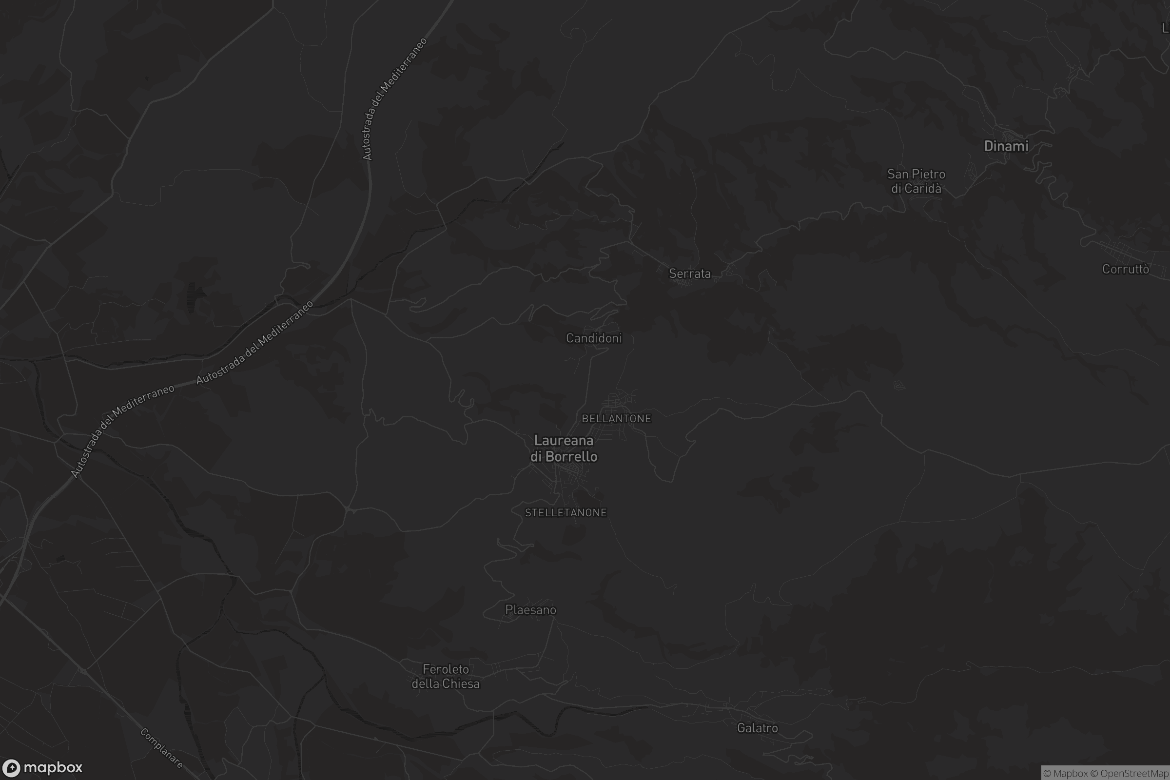Mappa di Laureana di Borrello