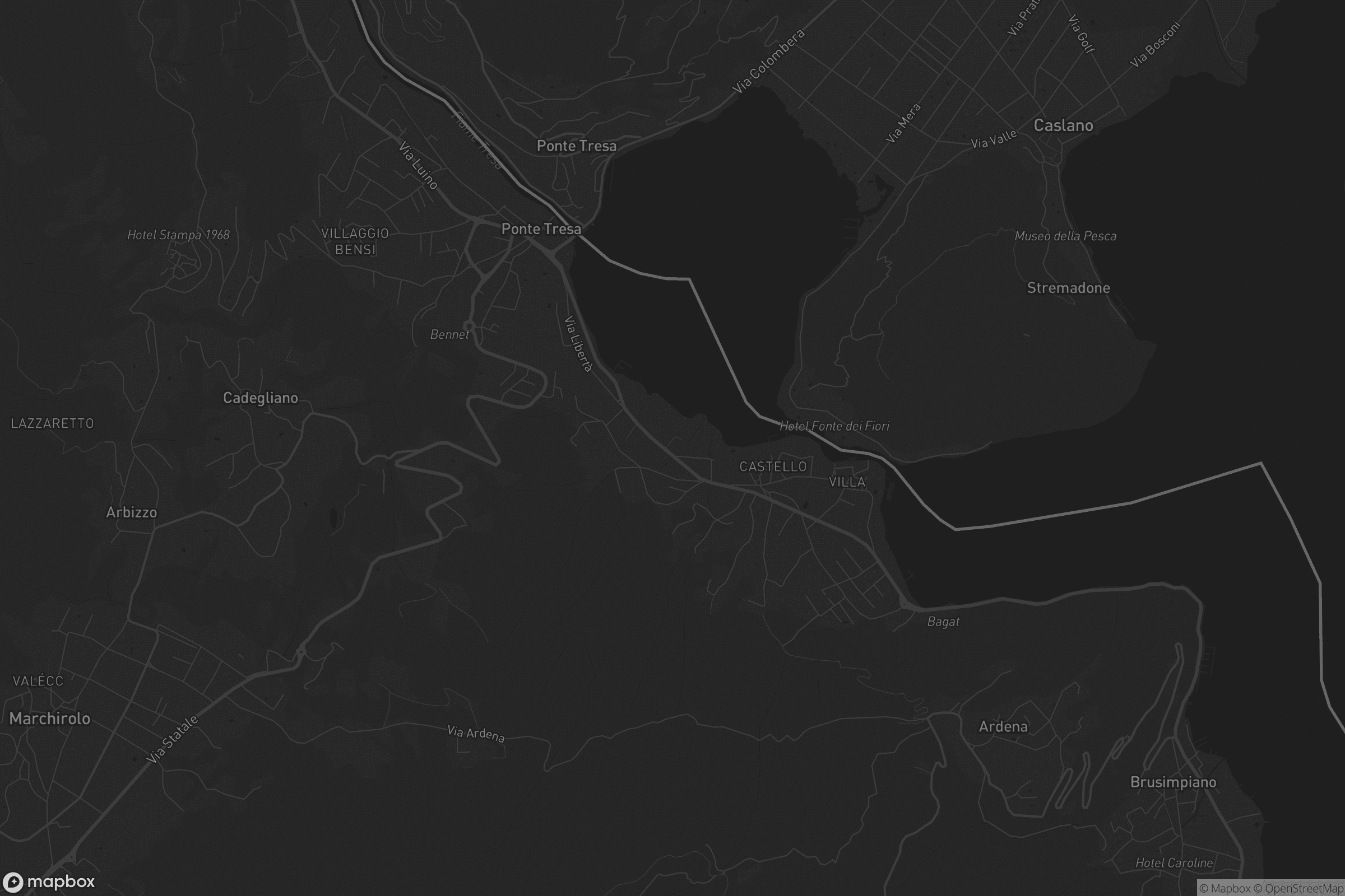 Mappa di Lavena Ponte Tresa