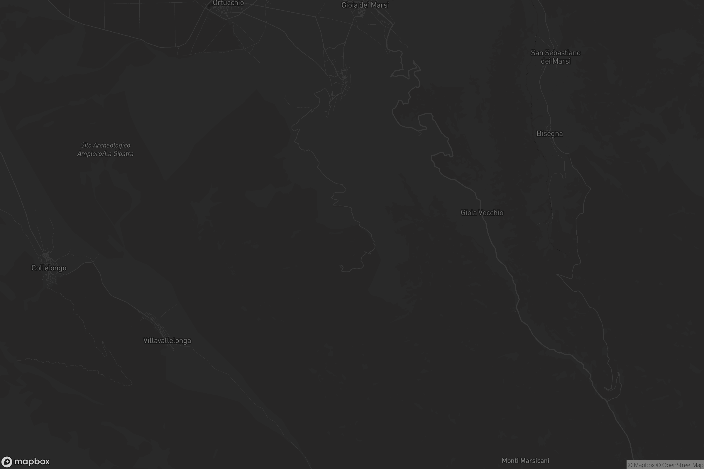 Mappa di Lecce nei Marsi