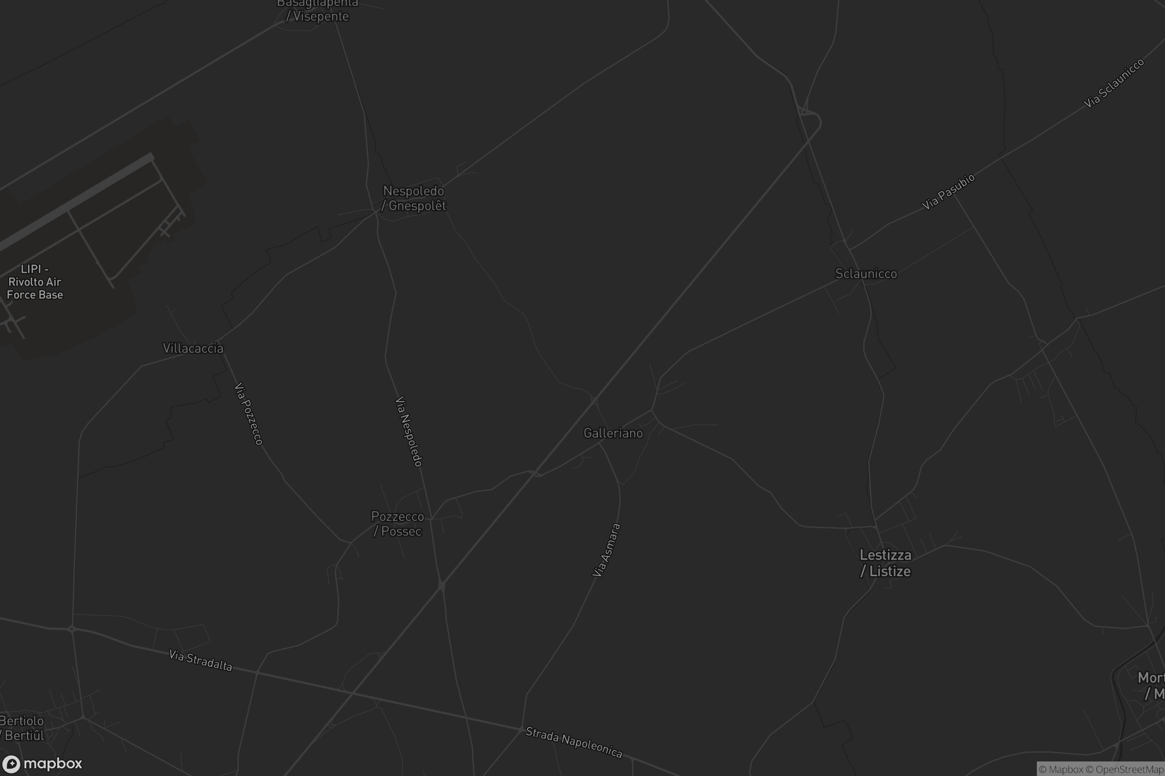 Mappa di Lestizza / Listize