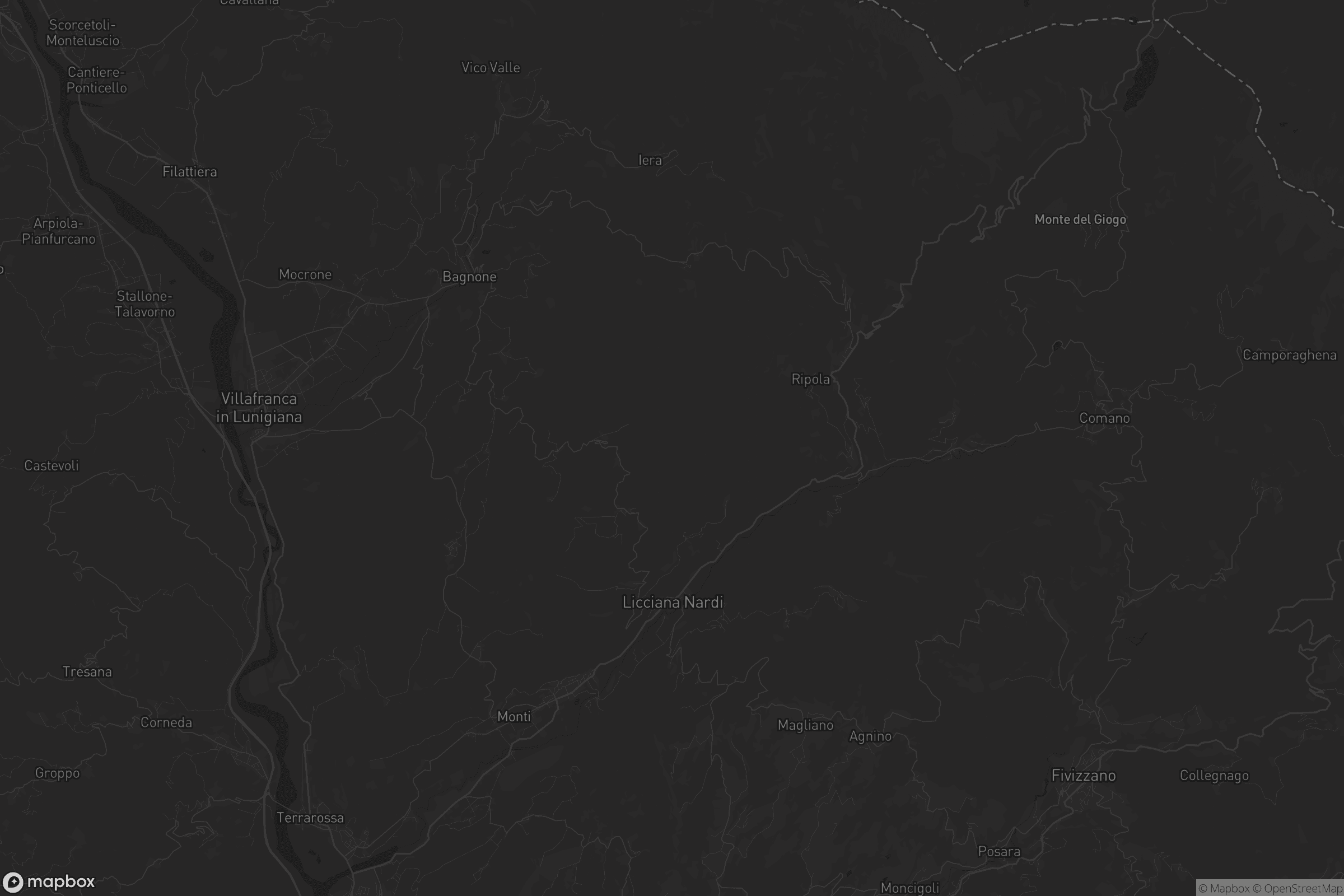 Mappa di Licciana Nardi