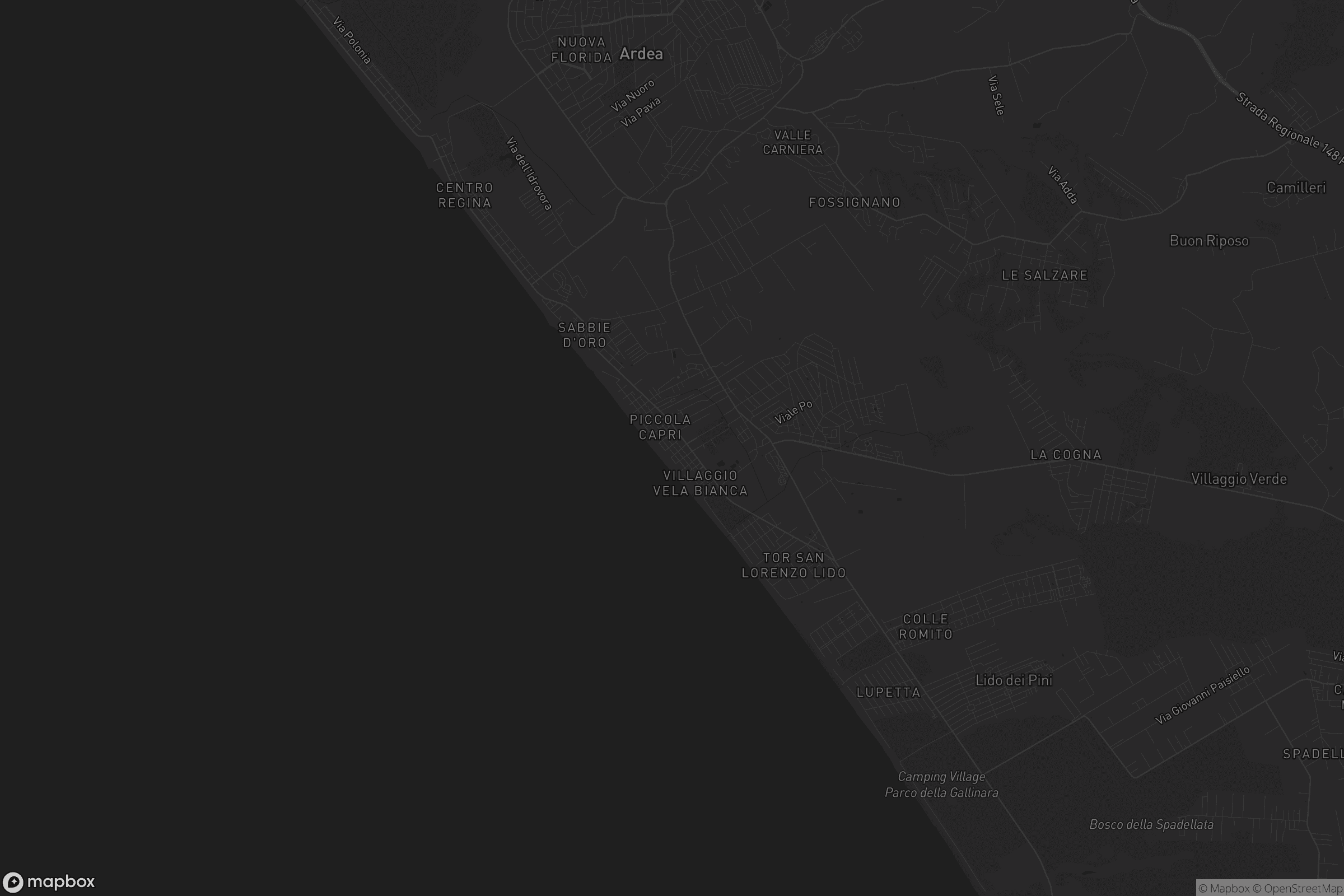 Mappa di Lido di Lollia