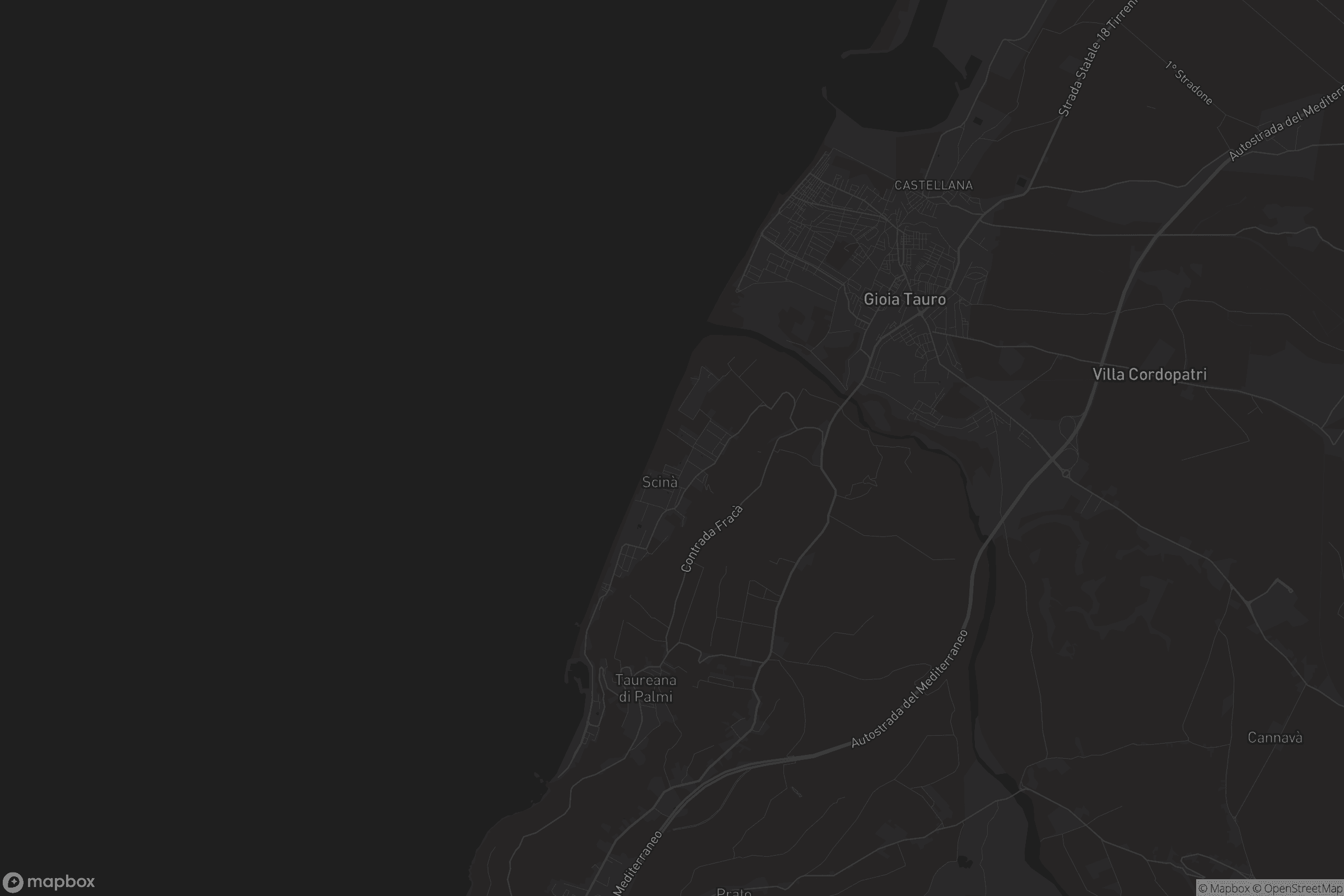 Mappa di Lido di Palmi