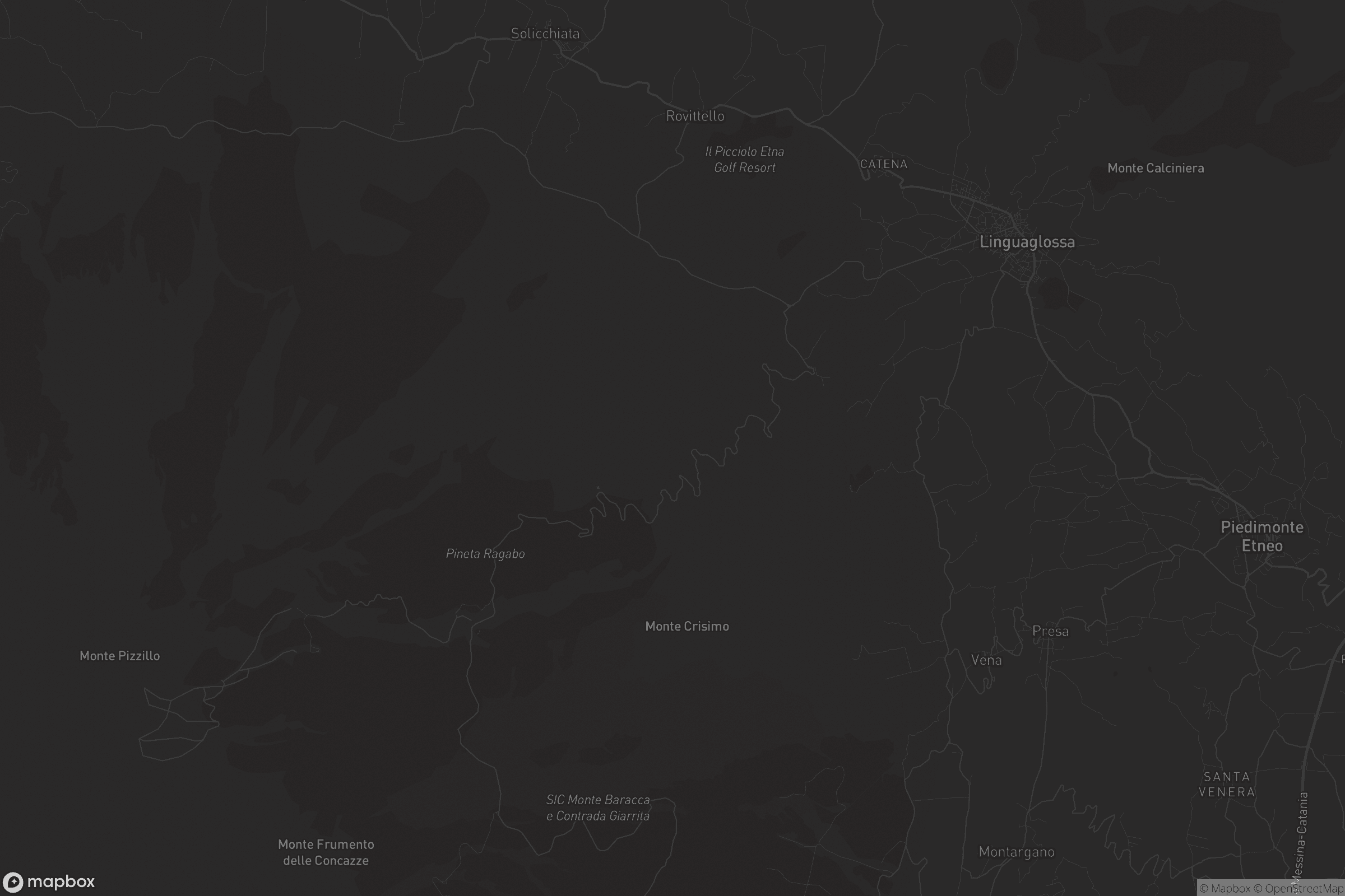 Mappa di Linguaglossa