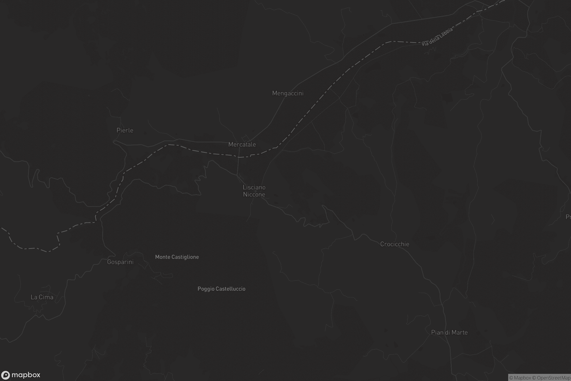 Mappa di Lisciano Niccone