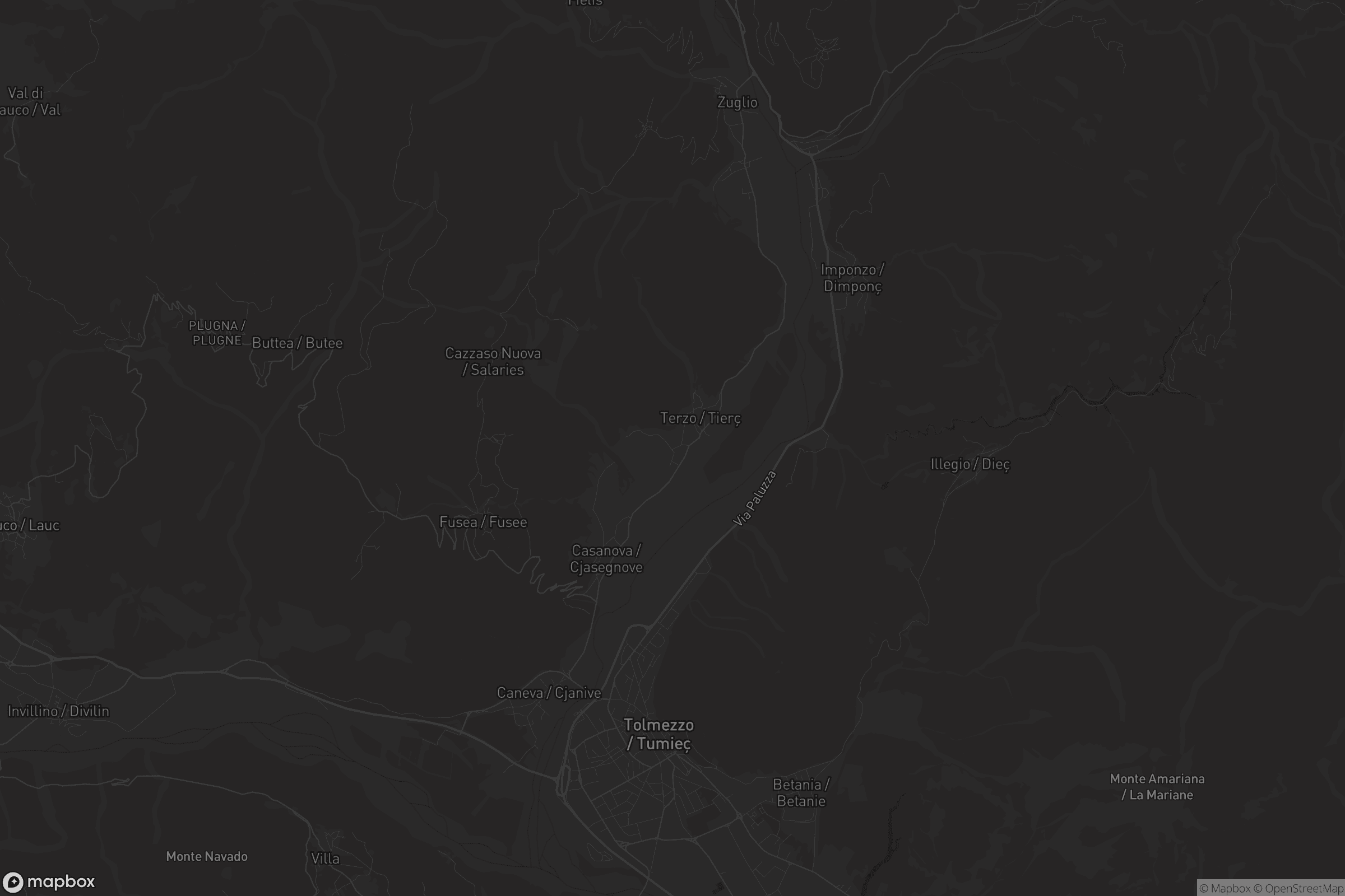 Mappa di Lorenzaso / Lorençâs