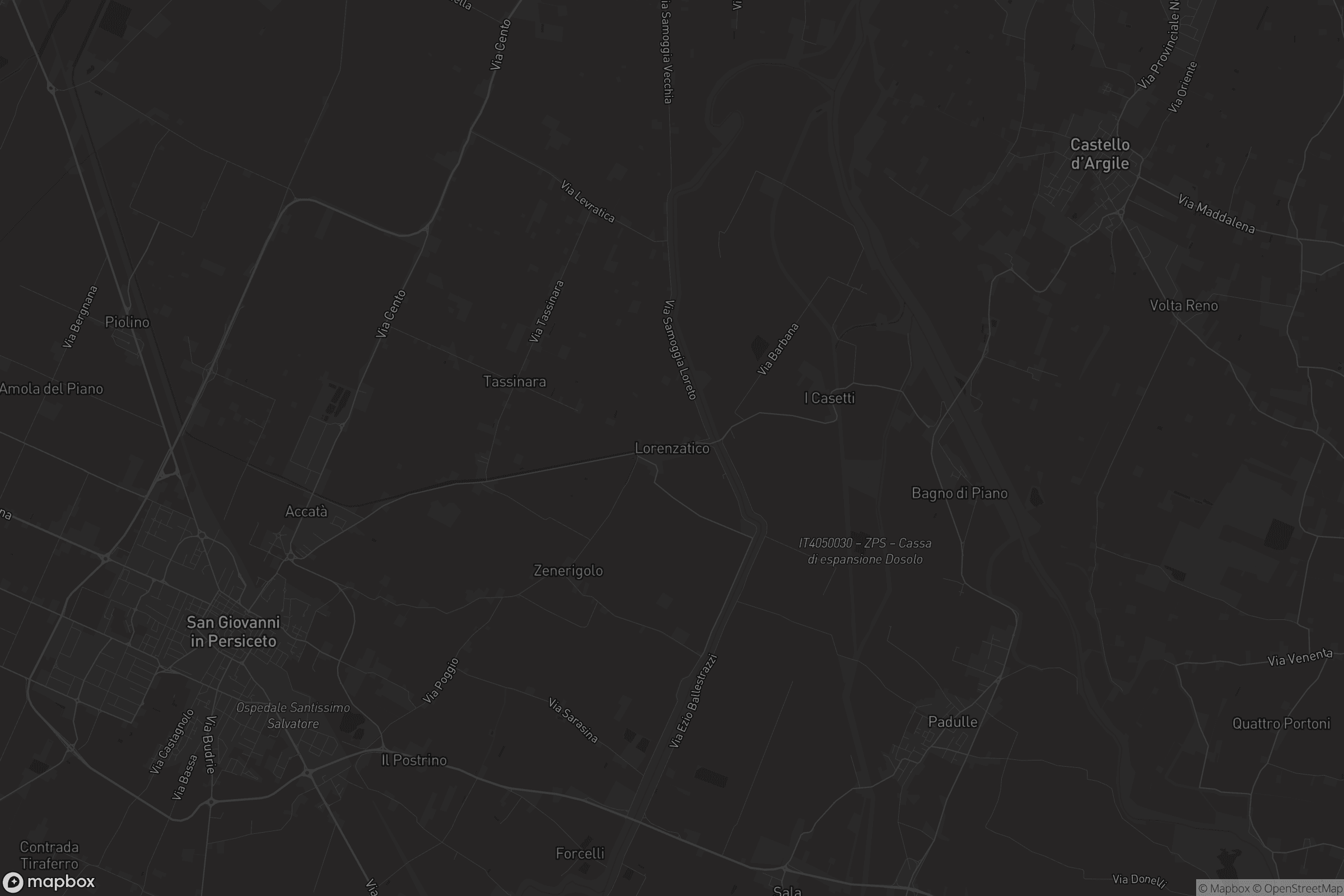 Mappa di Lorenzatico