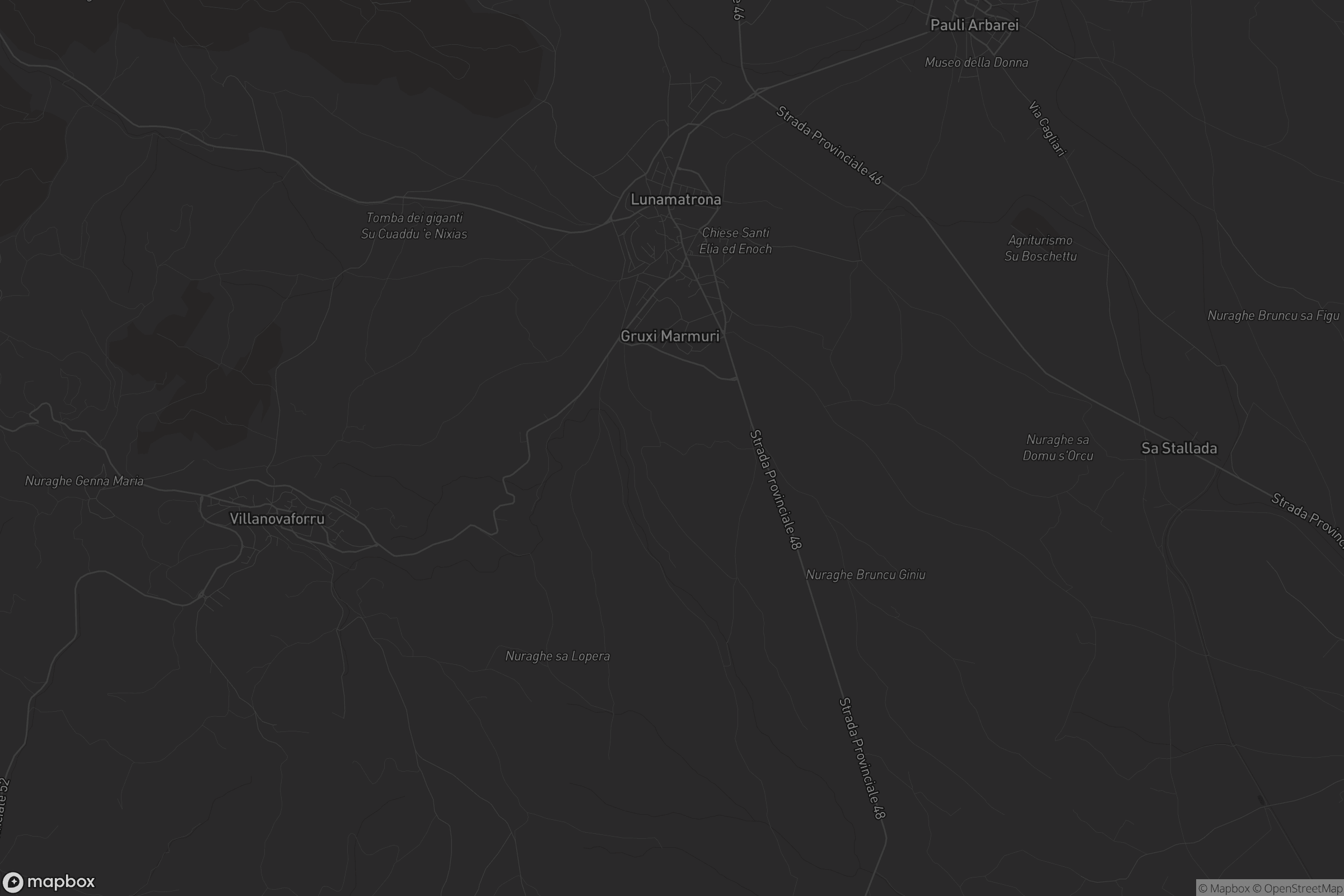 Mappa di Lunamatrona