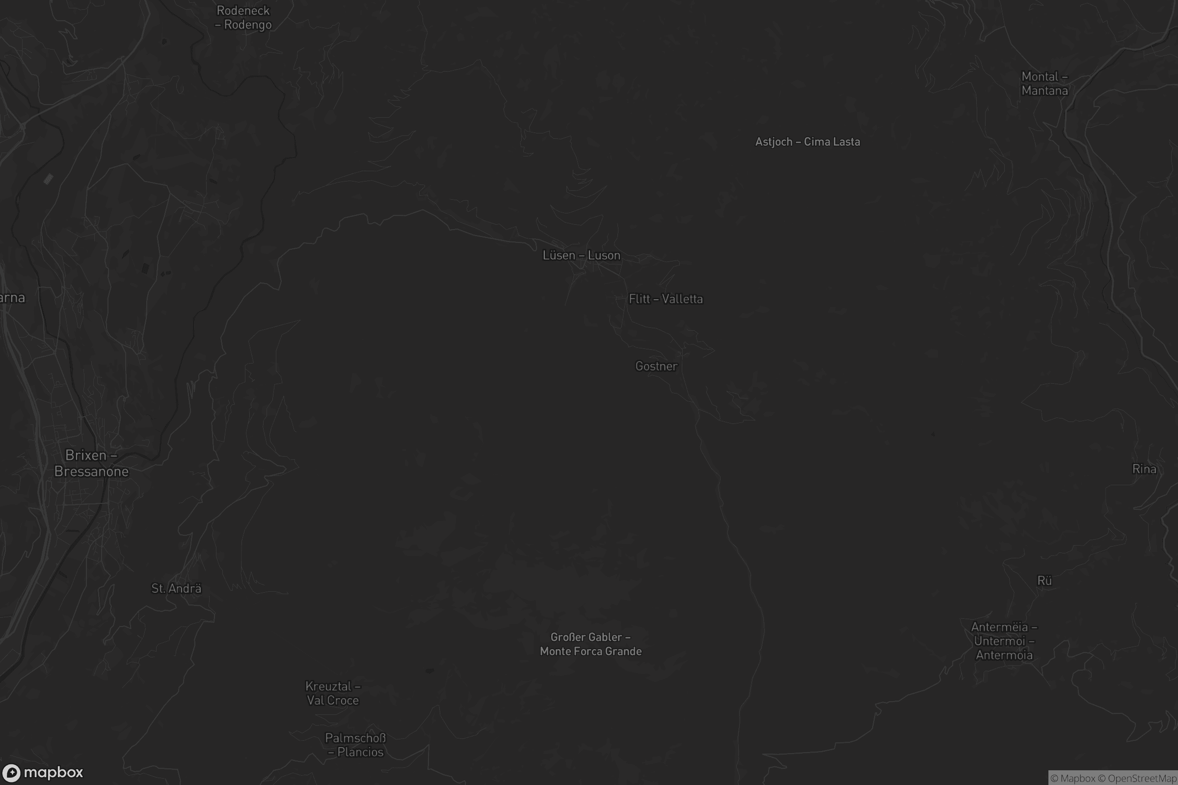 Mappa di Lüsen - Luson