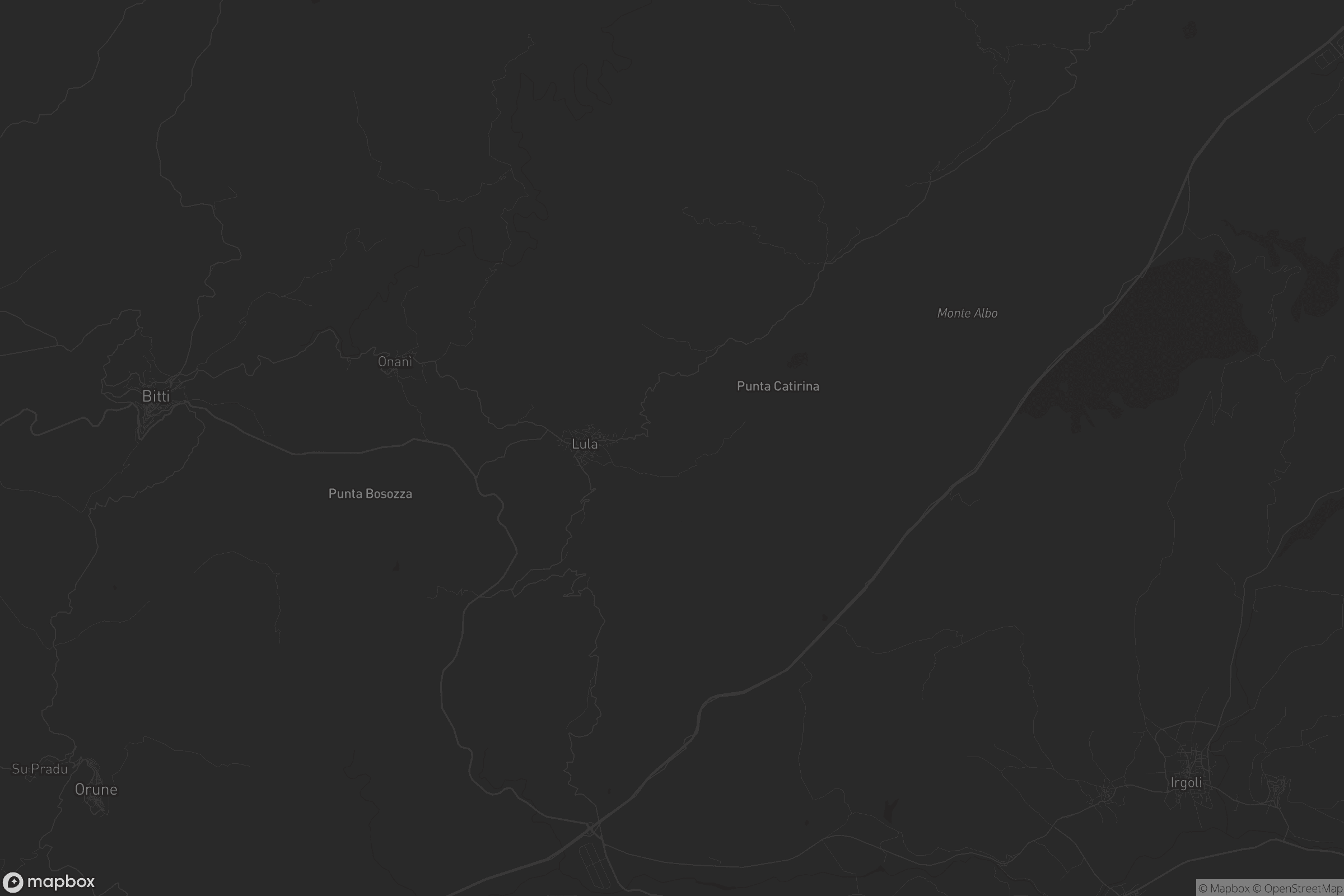 Mappa di Lùvula/Lula