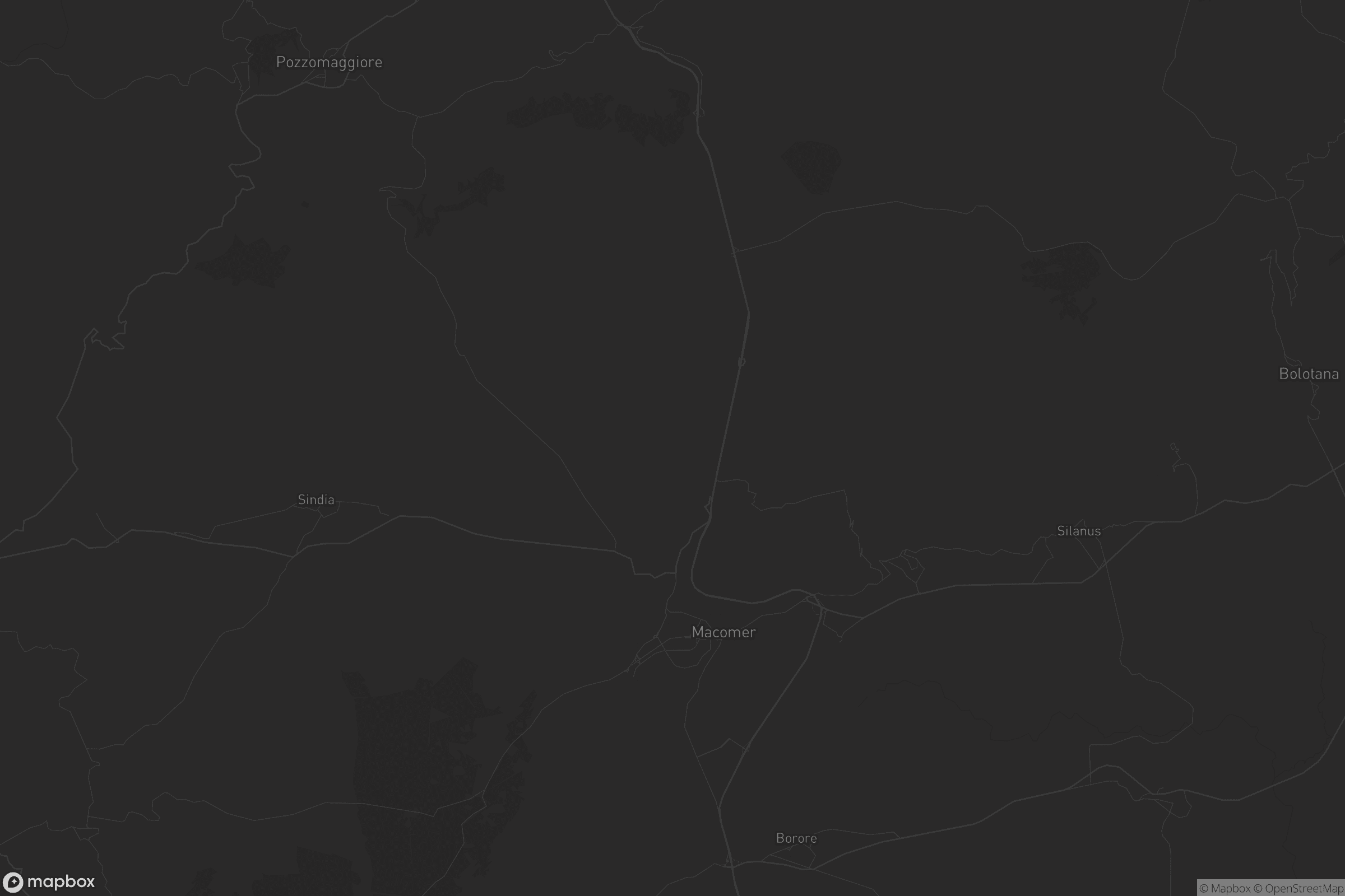 Mappa di Macumere/Macomer