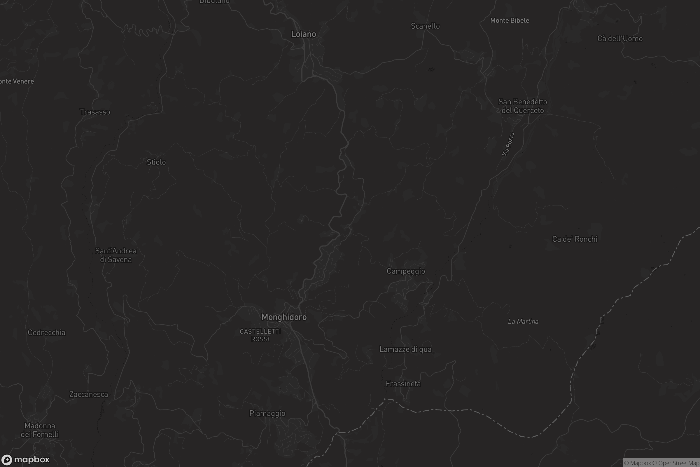 Mappa di Madonna dei Boschi