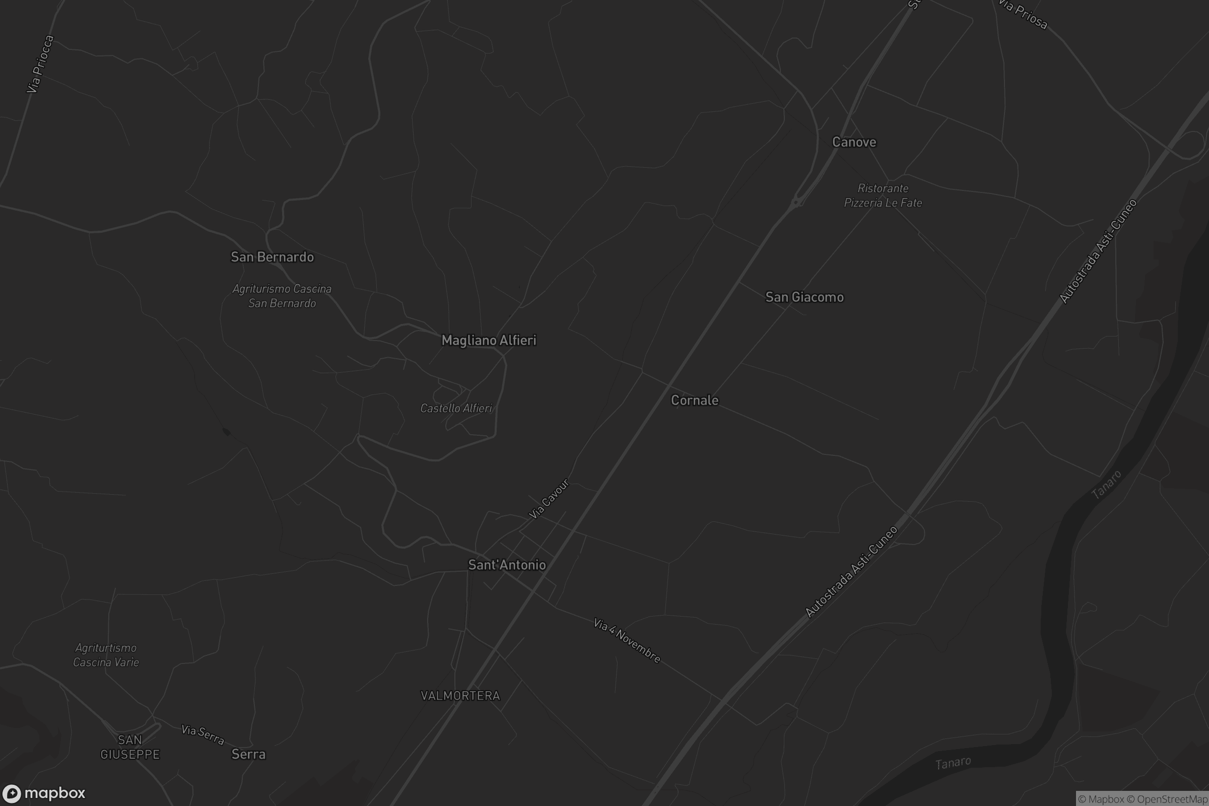 Mappa di Magliano Alfieri