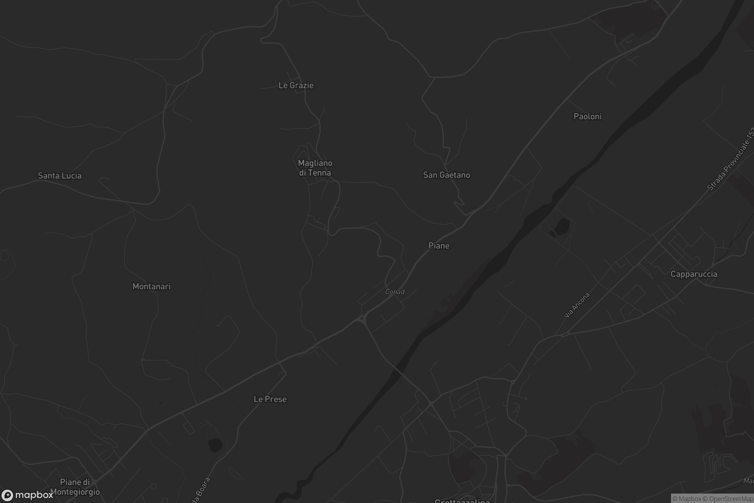 Mappa di Magliano di Tenna