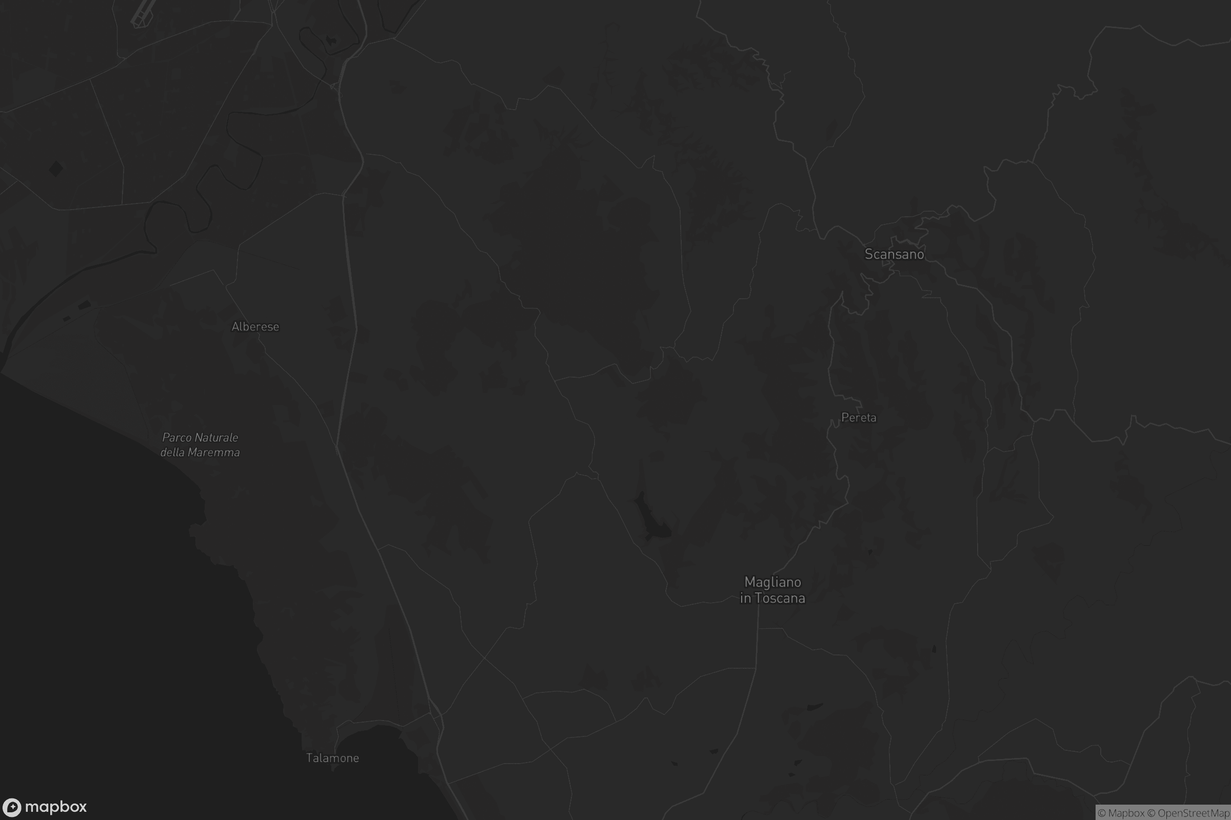 Mappa di Magliano in Toscana